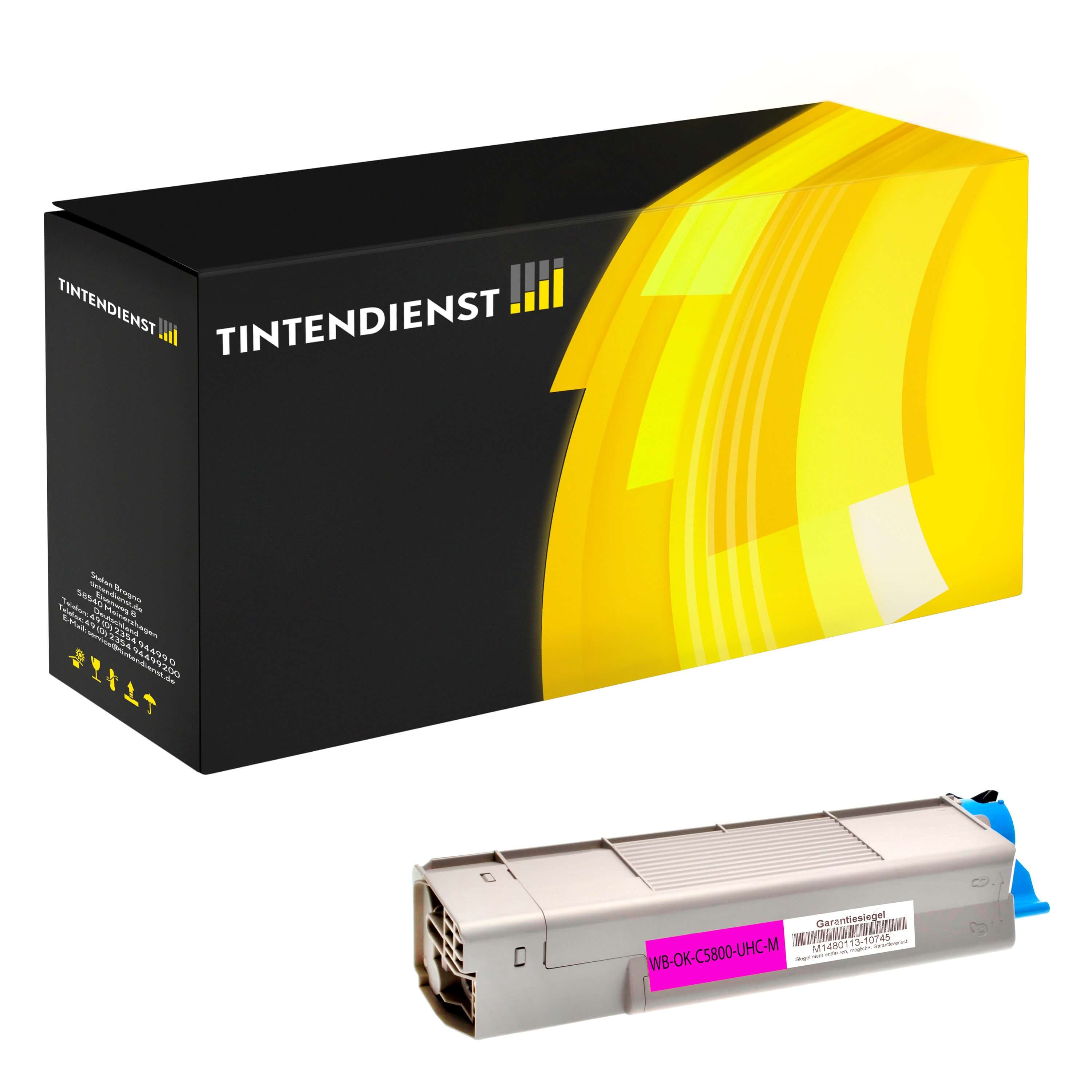 OKI 43324422 Toner magenta – Tintendienst kompatibel