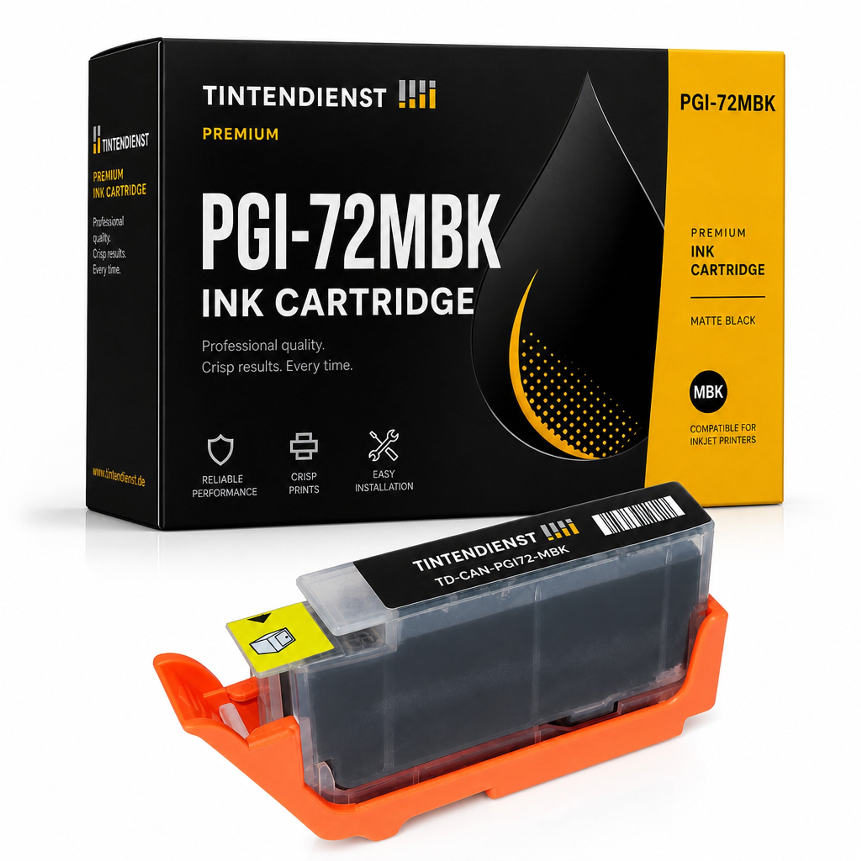 Druckerpatrone kompatibel zu Canon PGI-72MBK, matt schwarz