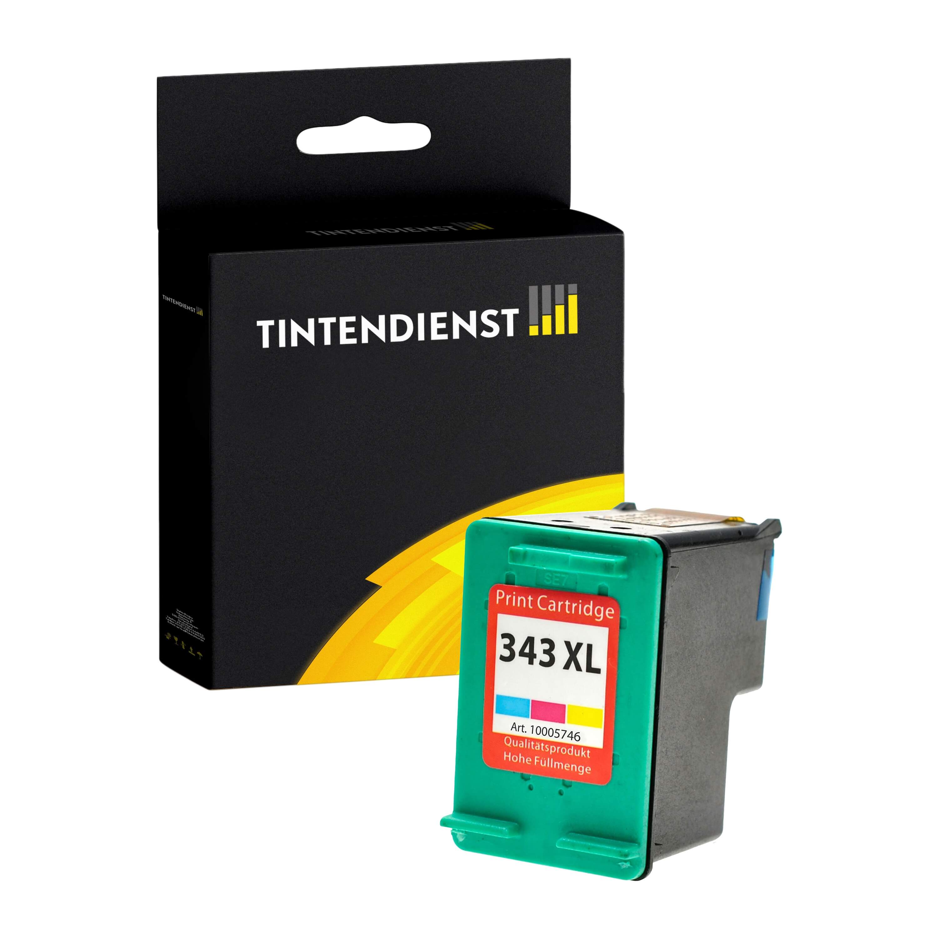 HP 343 Druckerpatrone (C8766EE) mehrfarbig – Tintendienst kompatibel
