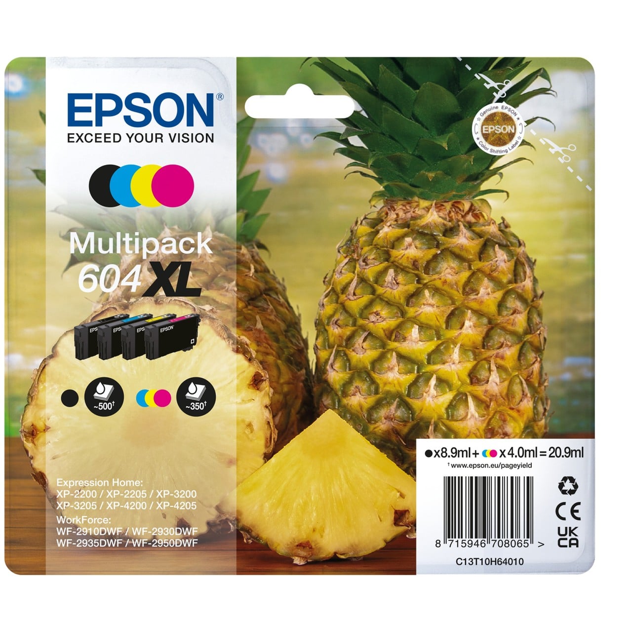 Original Multipack Epson C13T10H64010/604XL
