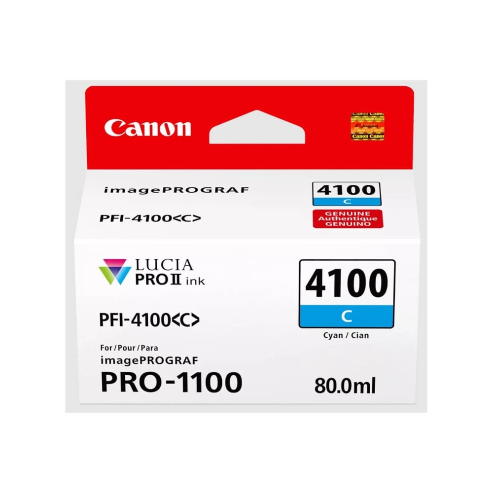 Original Canon Tintenpatrone 6778C001 / PFI-4100C Cyan
