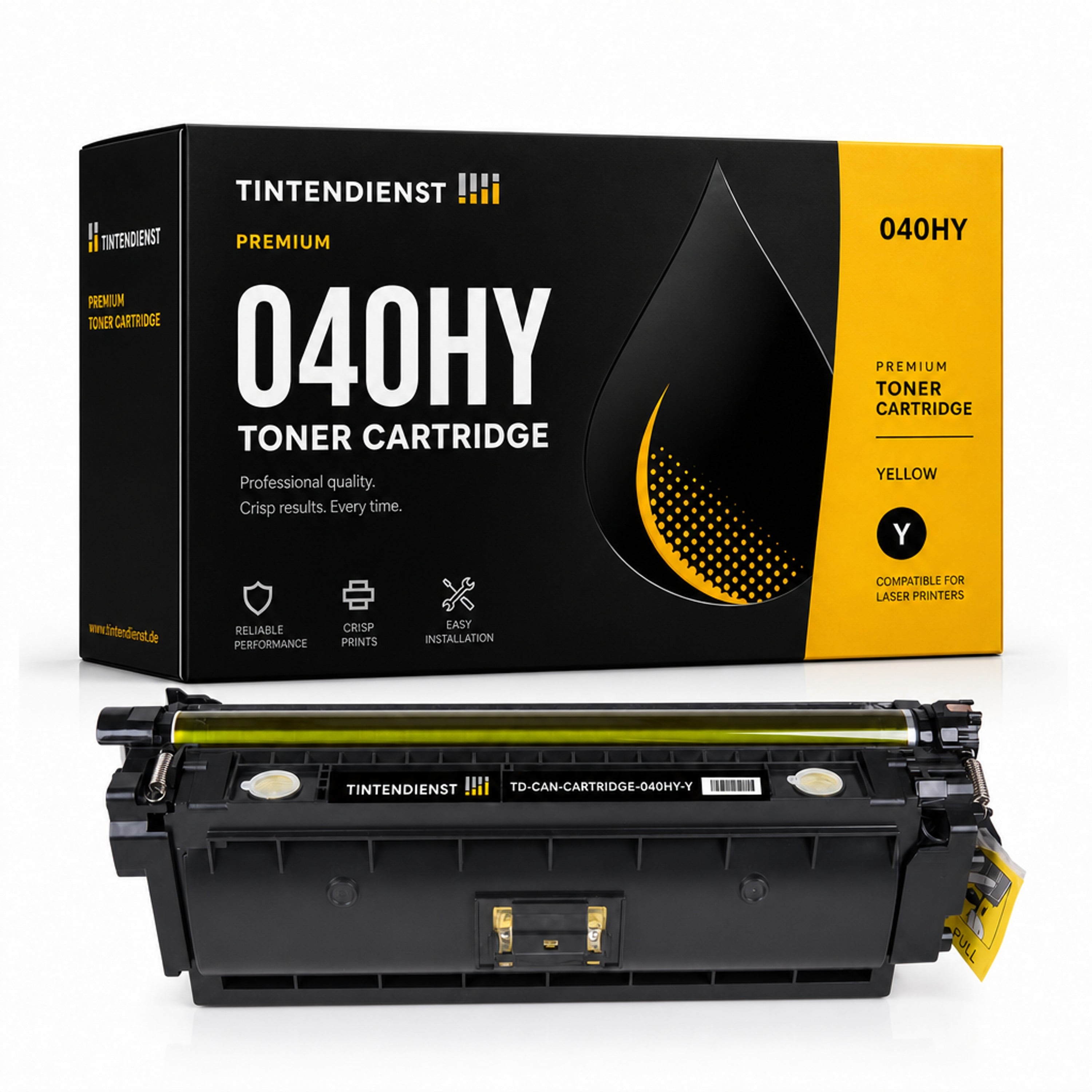 Toner kompatibel zu Canon 040HY, gelb