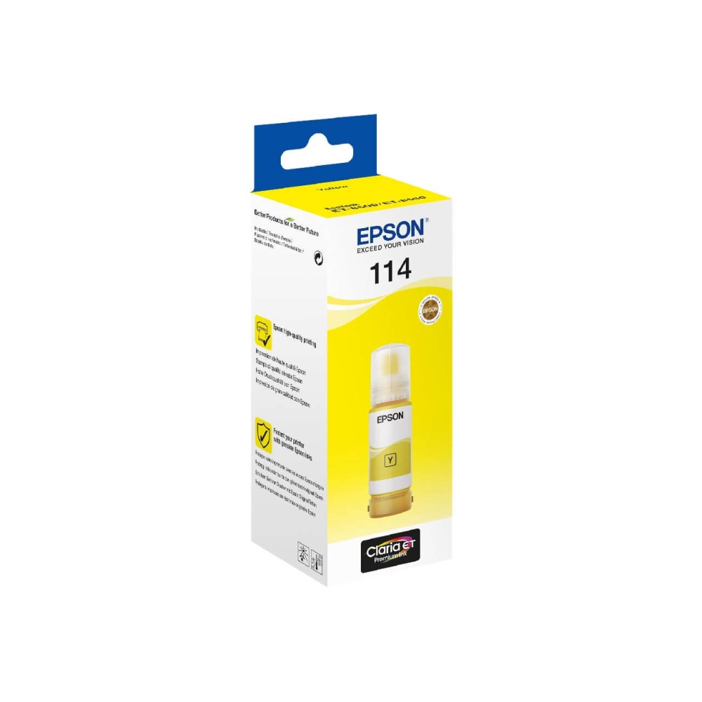 Original Epson Tintenpatrone C13T07B440 / 114 Gelb