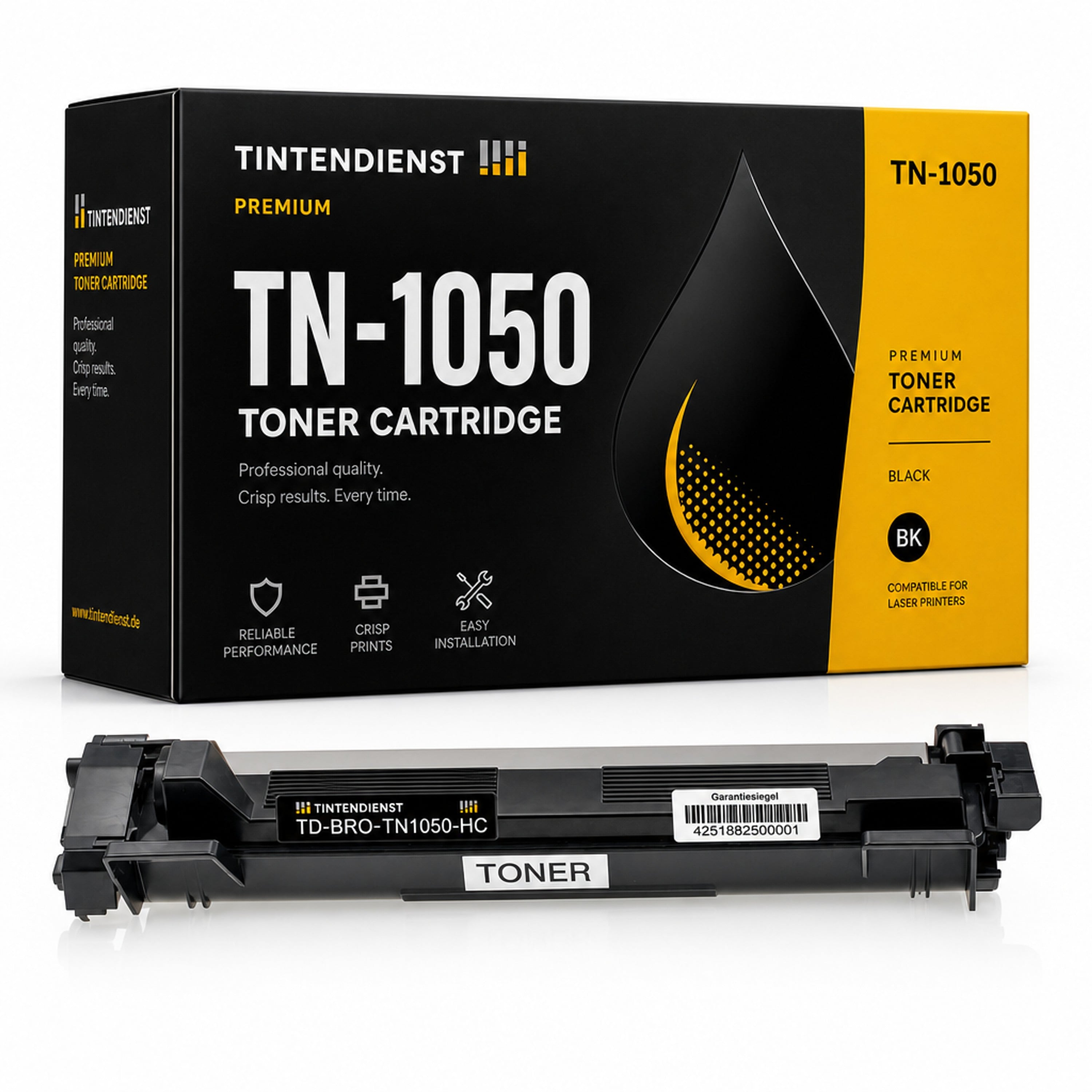 Toner kompatibel zu Brother TN-1050, schwarz