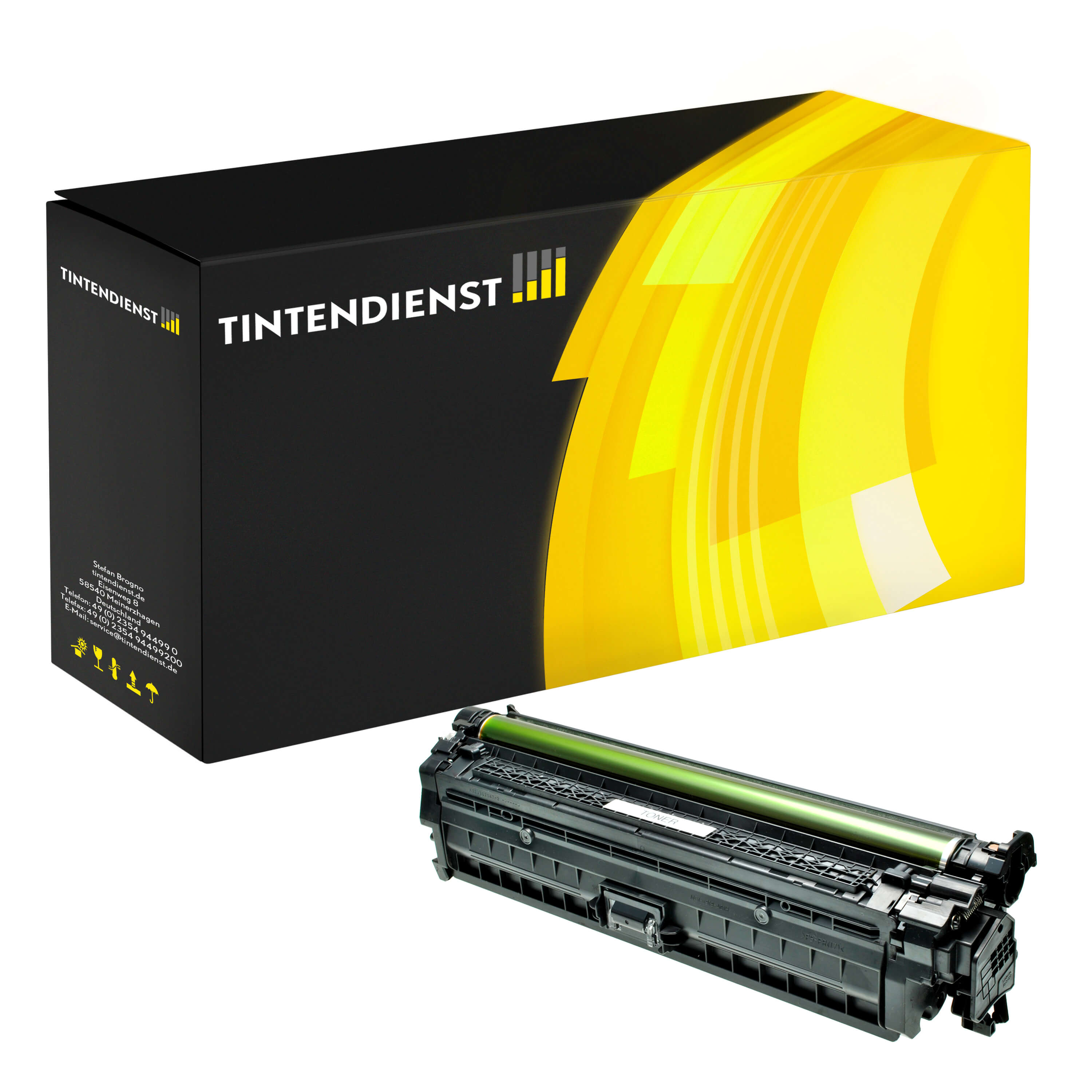 Toner kompatibel zu HP 651A, schwarz