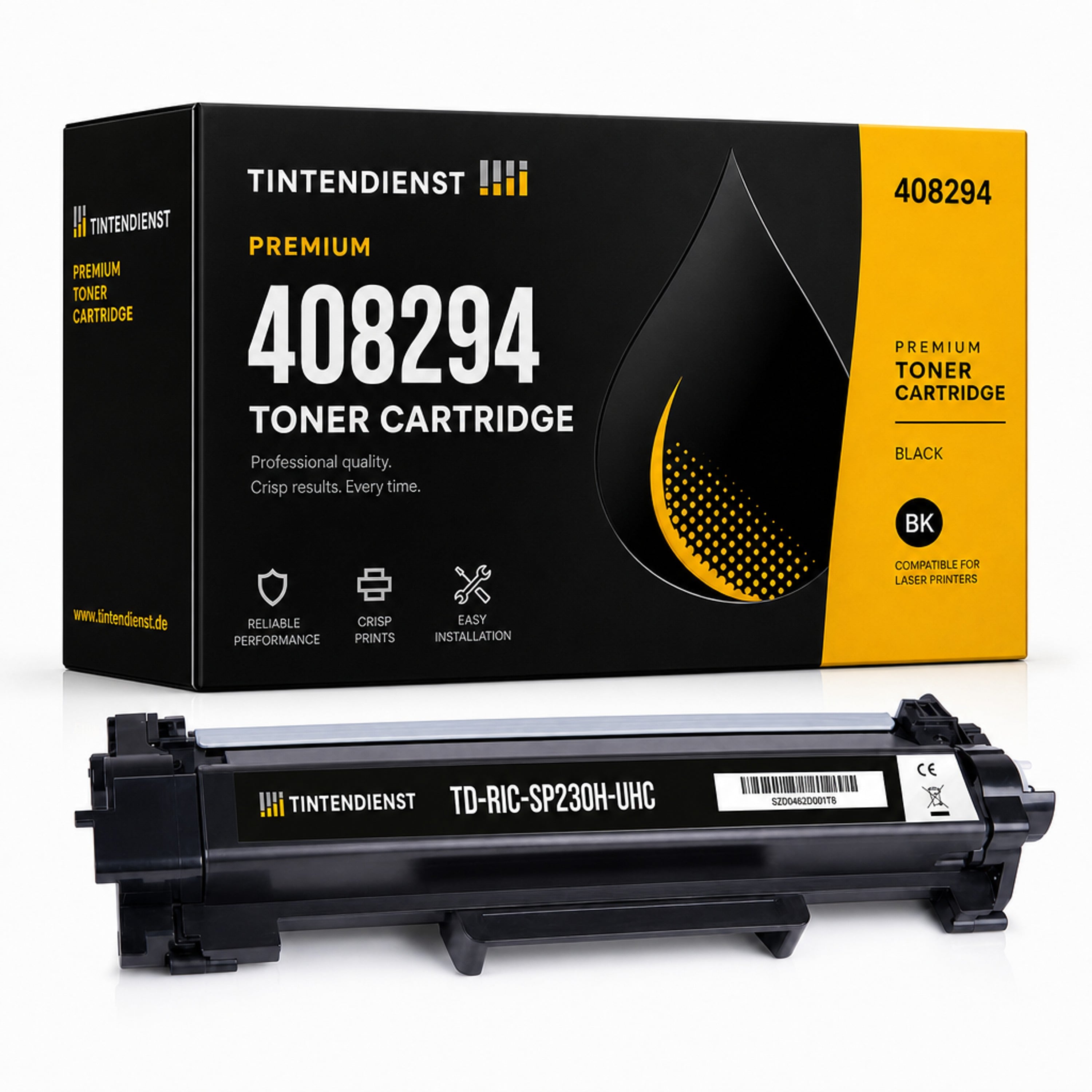 Toner kompatibel zu Ricoh 408294, schwarz
