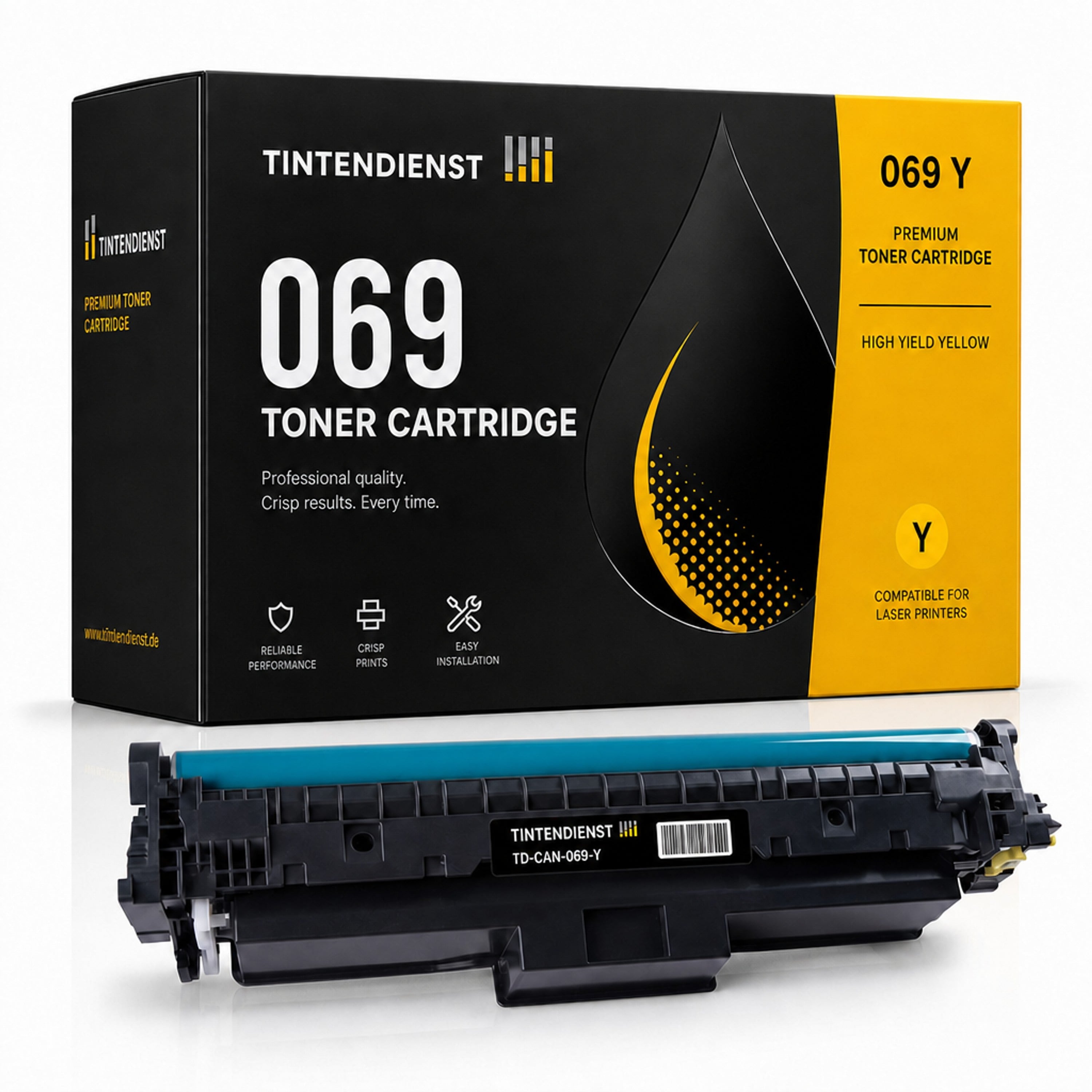 Toner kompatibel zu Canon 69, gelb