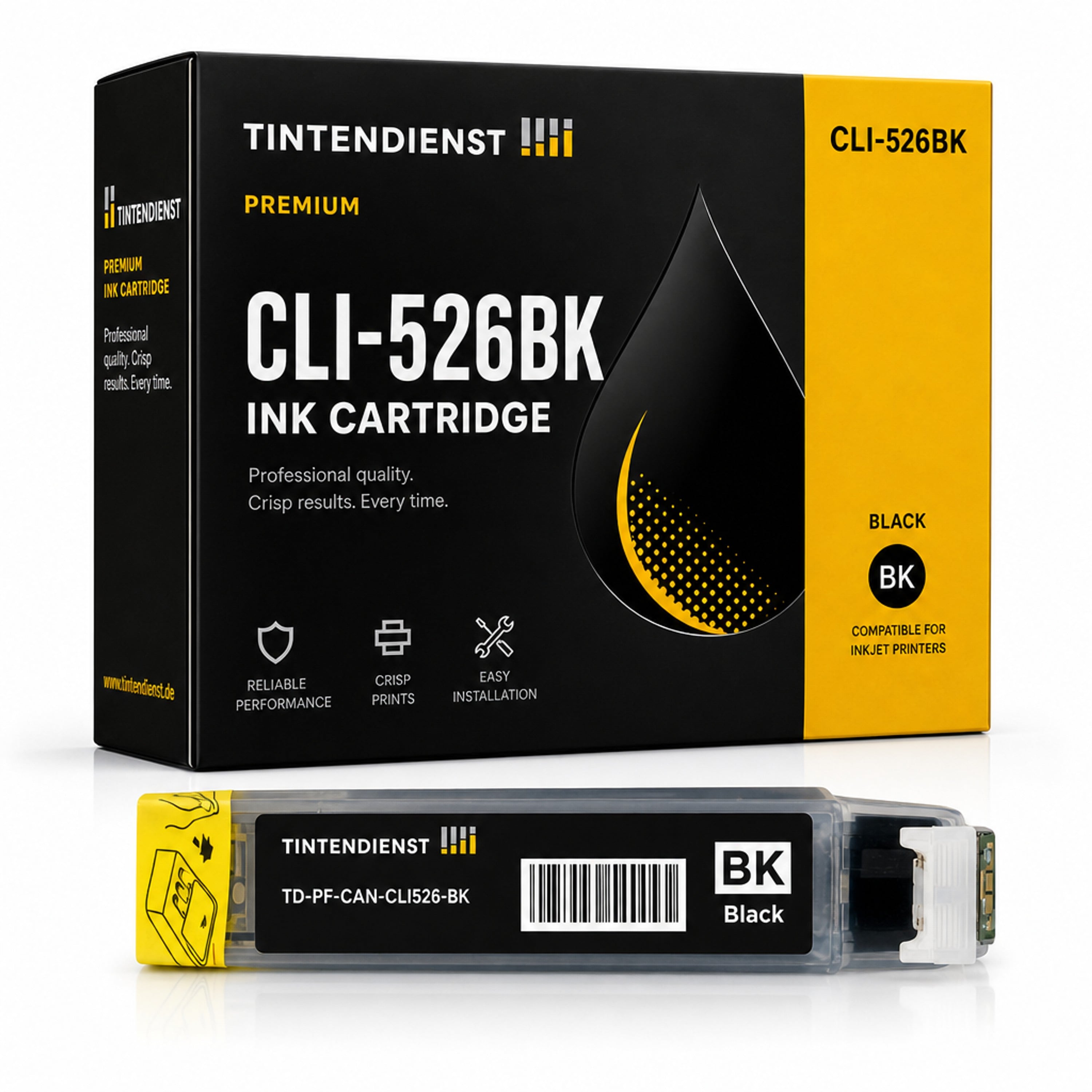 Druckerpatrone kompatibel zu Canon CLI-526BK, photo schwarz