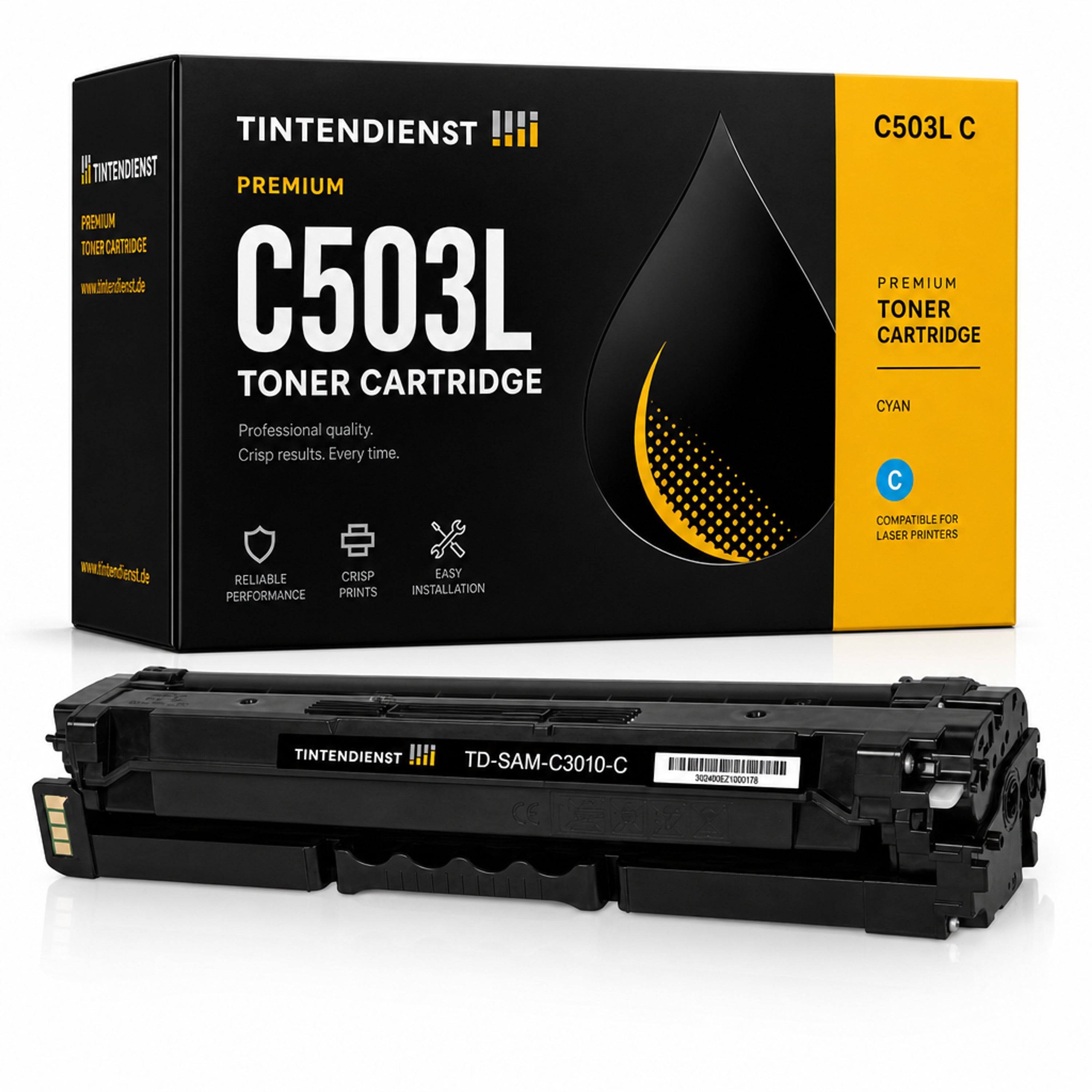 Toner kompatibel zu Samsung C503L, cyan