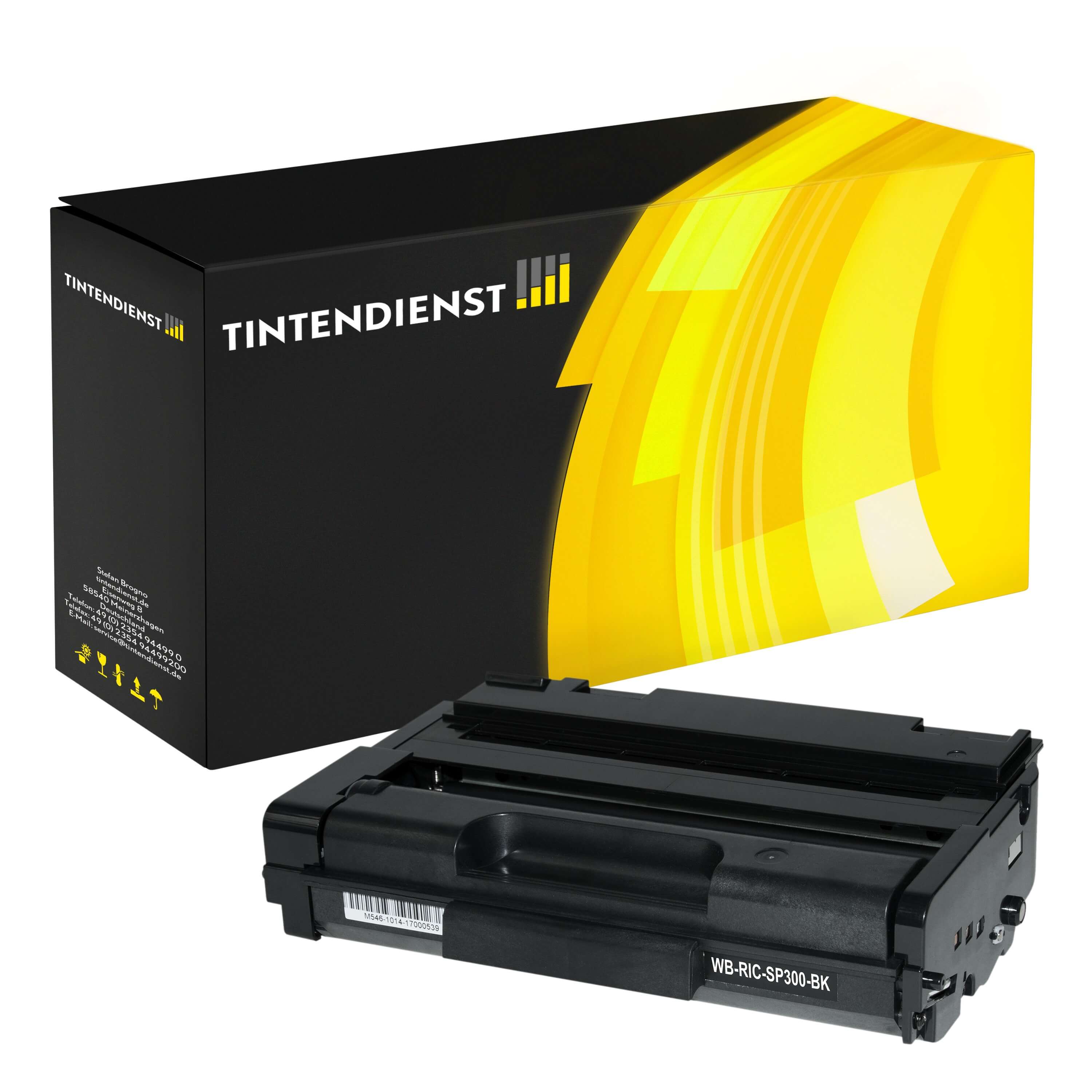 Tintendienst Toner Ricoh SP300 406956 bk