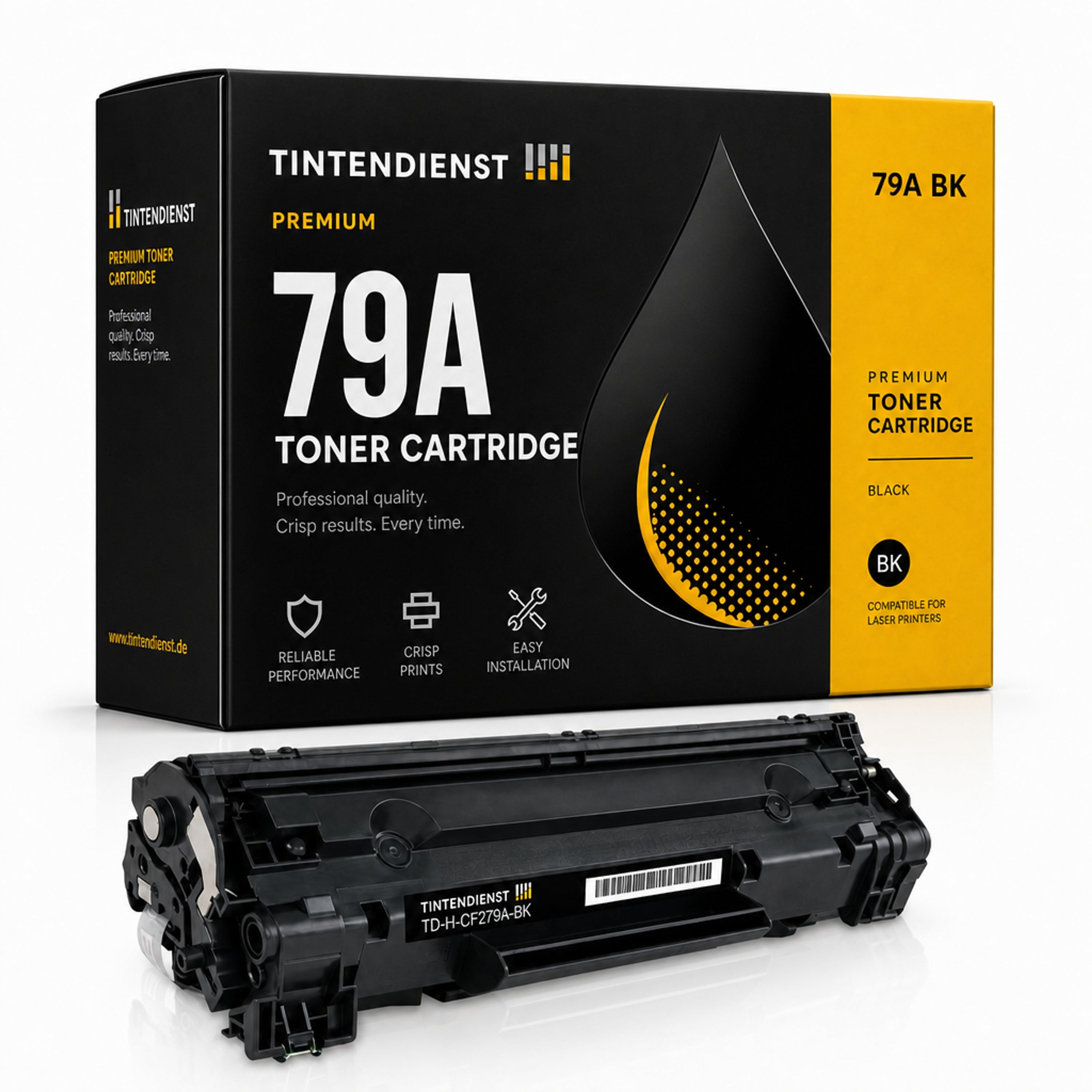 Toner kompatibel zu HP 79A, schwarz