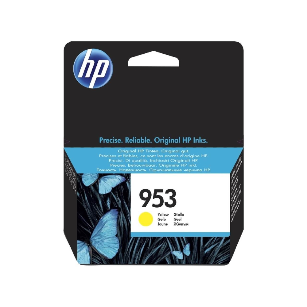 Original HP Tintenpatrone F6U14AE / 953 Gelb