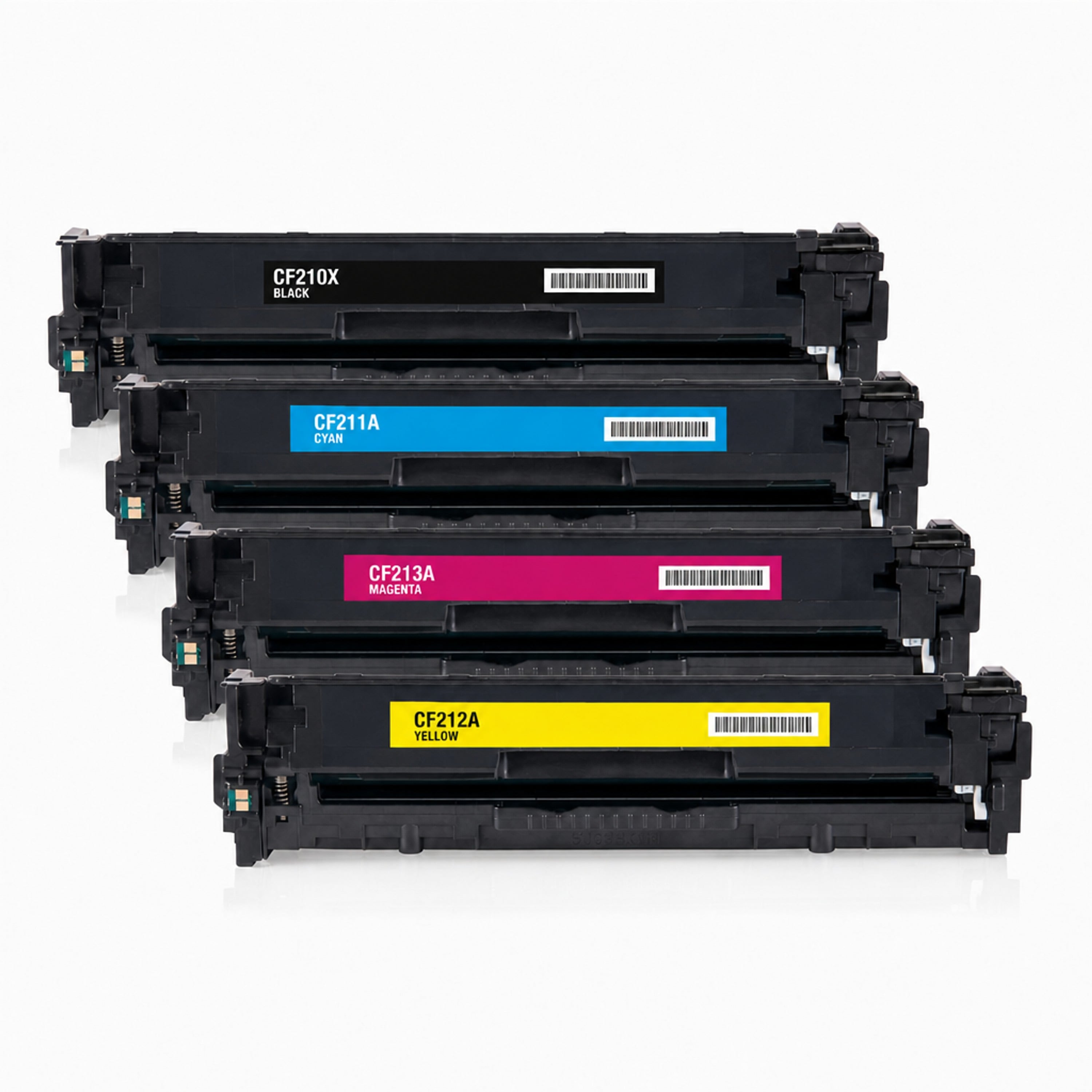 Multipack - Toner ersetzt HP CF210X, 4 Toner