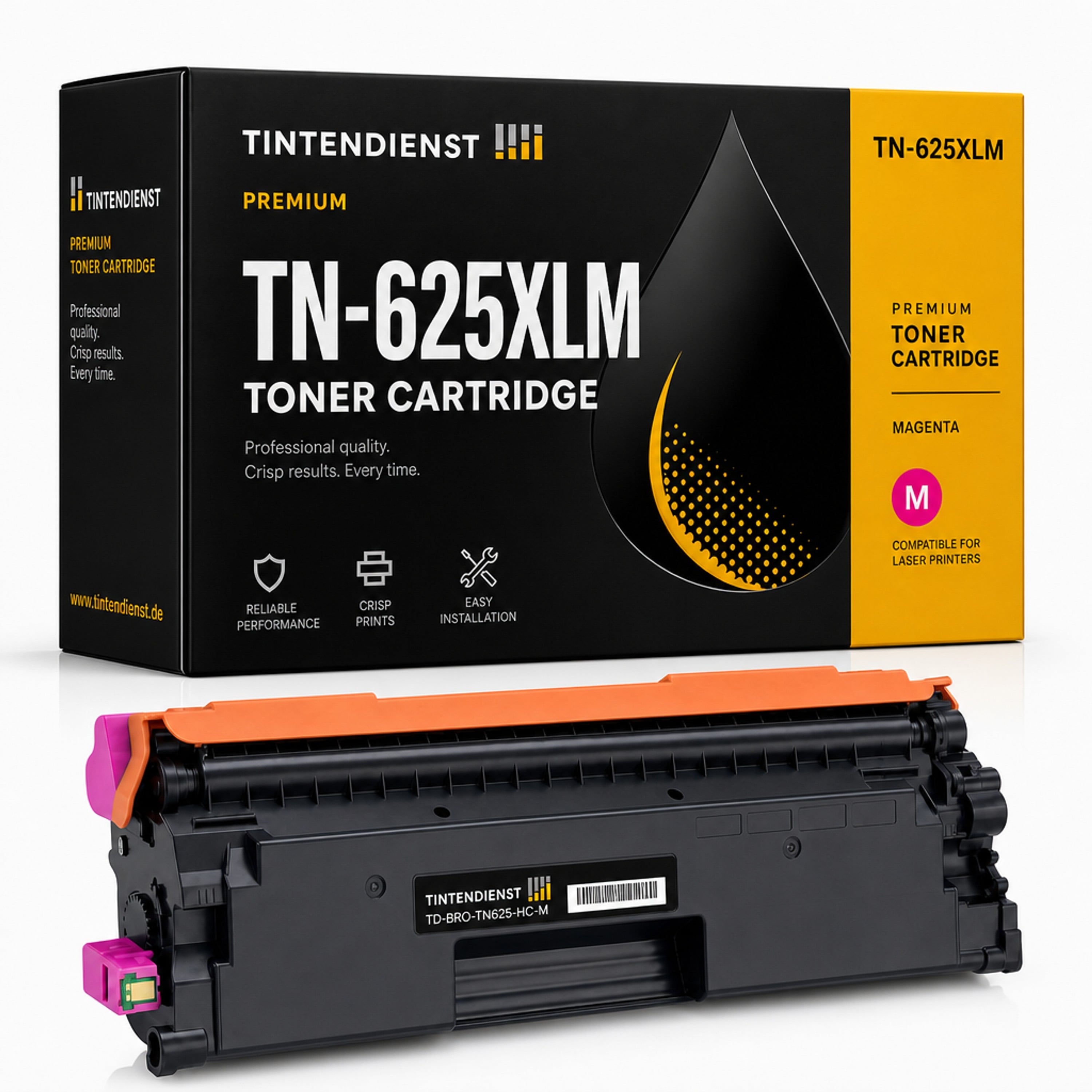 Toner kompatibel zu Brother TN-625XLM, magenta