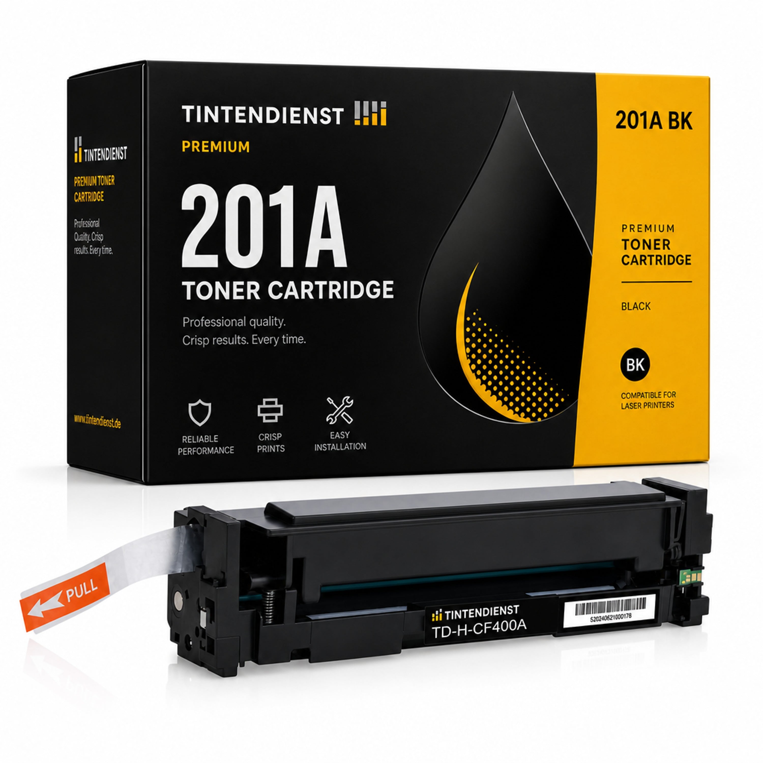 Toner kompatibel zu HP 201A, schwarz