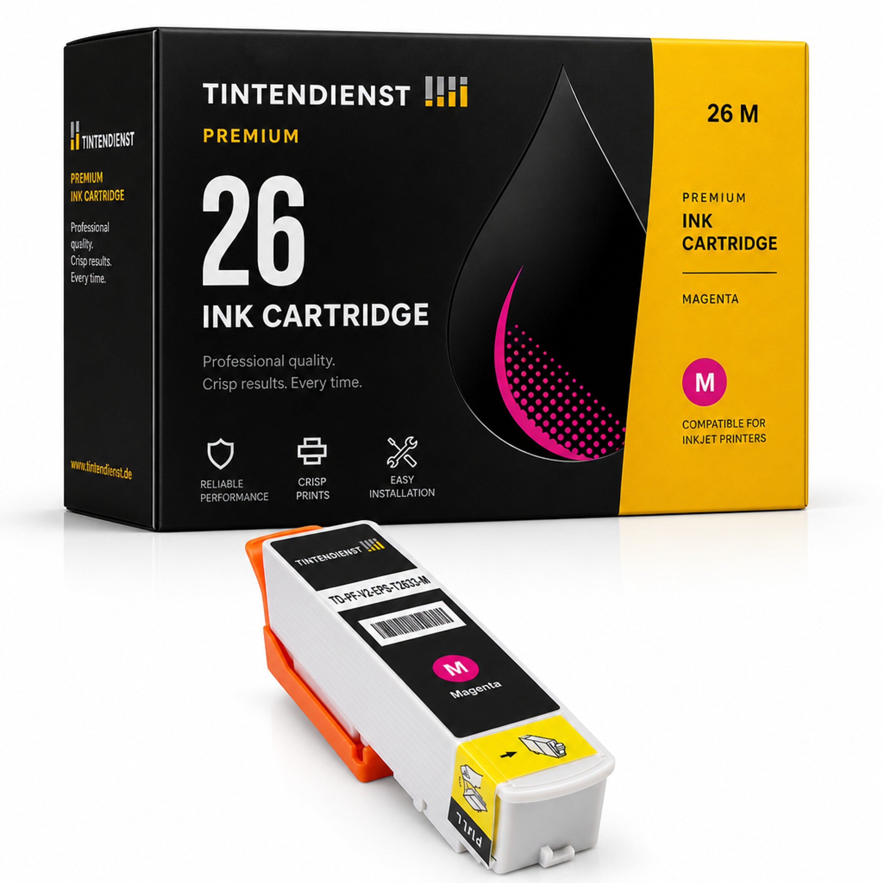 Druckerpatrone kompatibel zu Epson 26, magenta