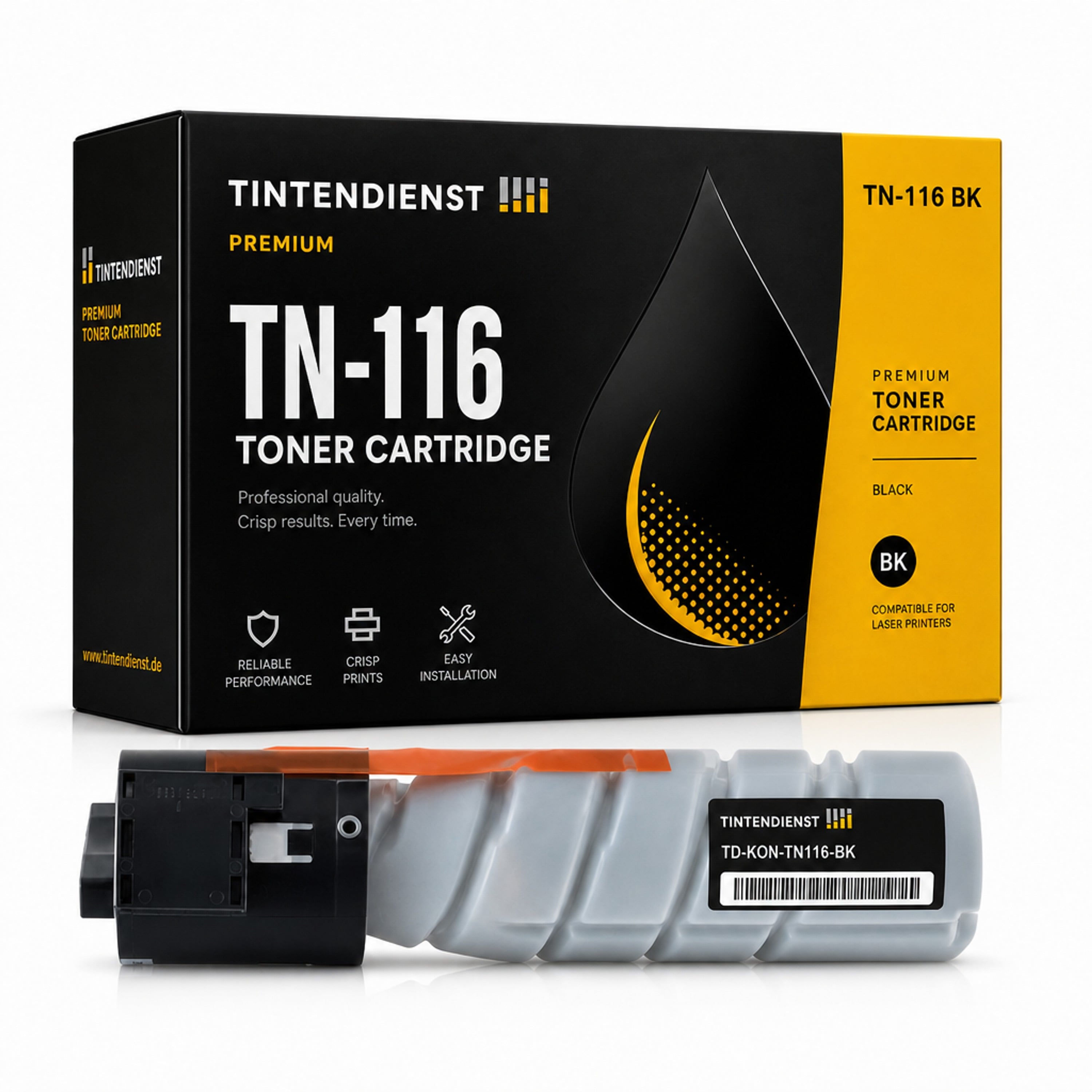 Toner kompatibel zu Konica Minolta TN-116, schwarz