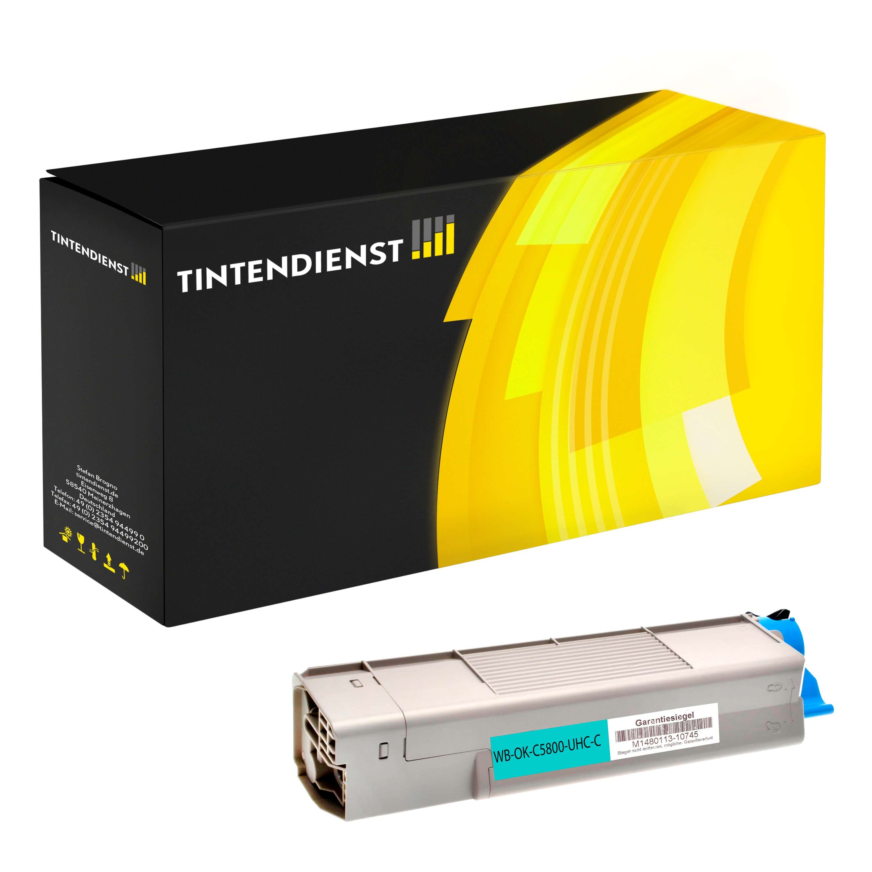 OKI 43324423 Toner cyan – Tintendienst kompatibel
