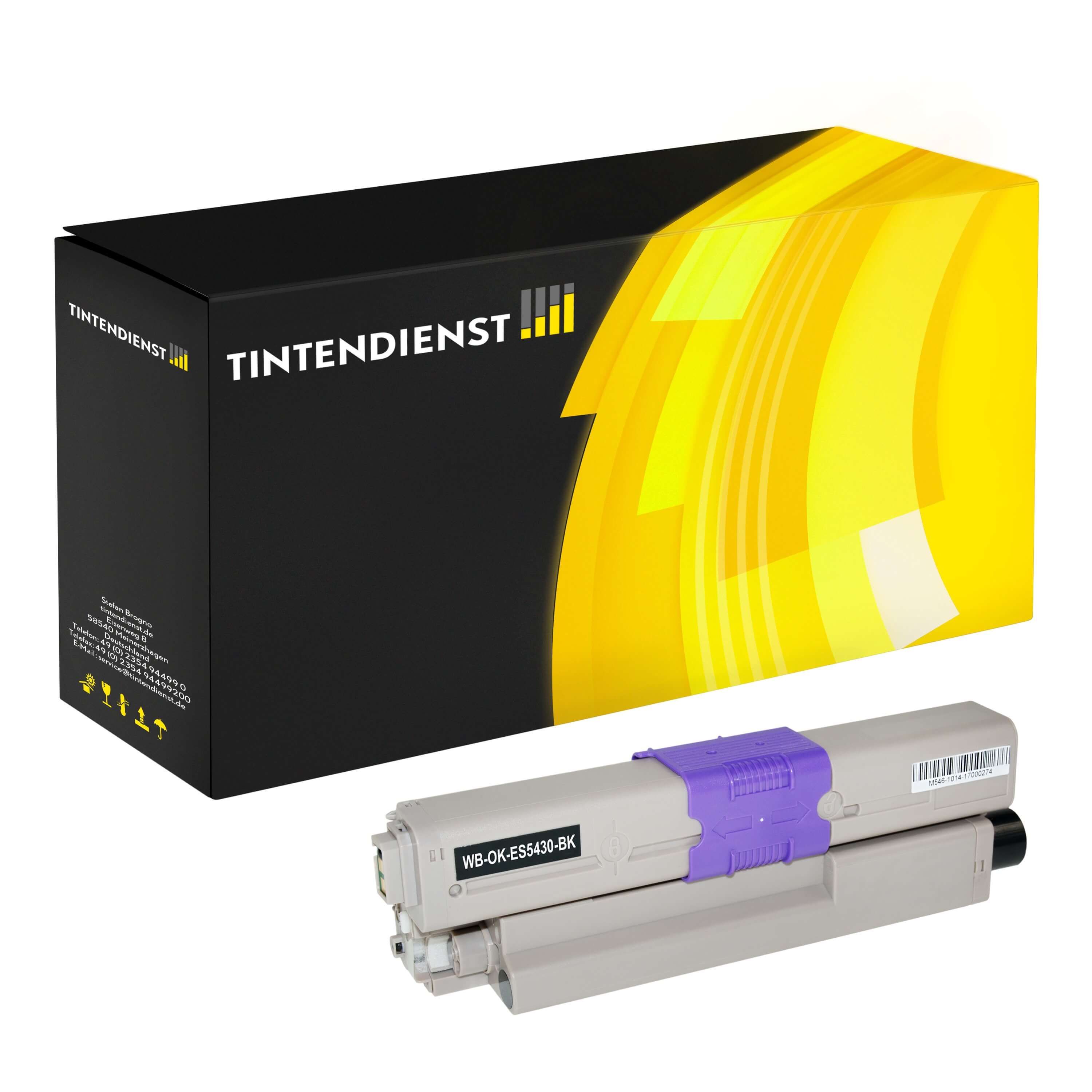 Toner kompatibel zu OKI 44469814, schwarz