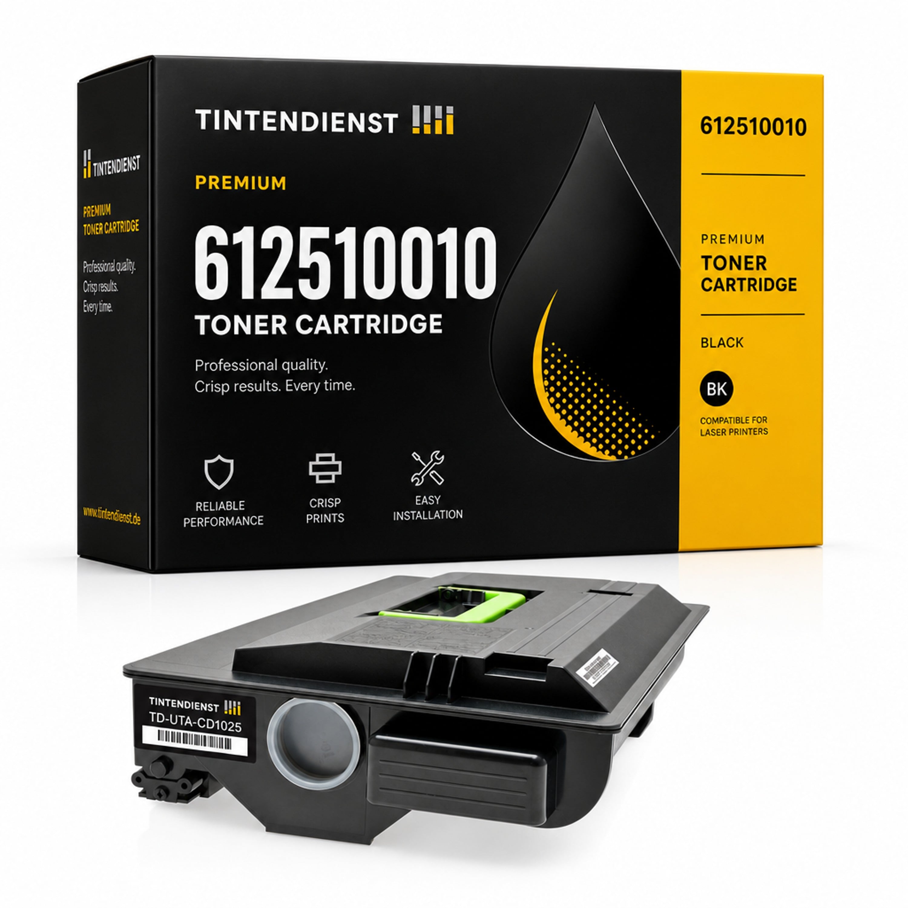 Toner kompatibel zu Utax 612510010, schwarz