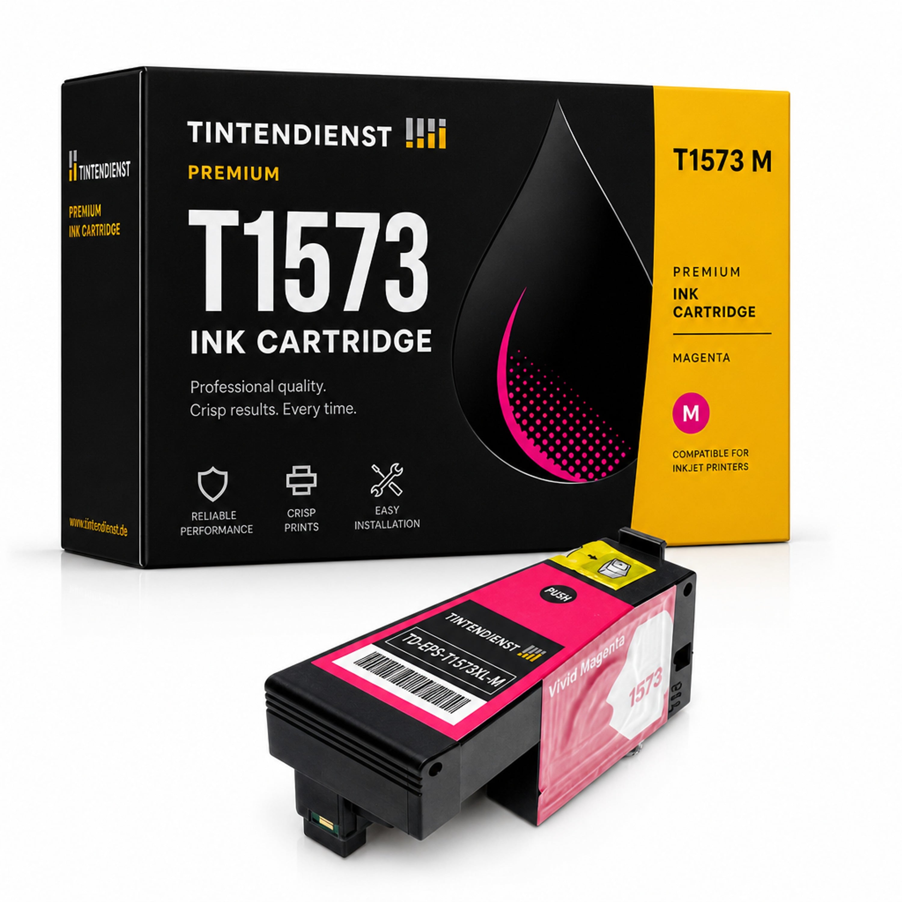 Druckerpatrone kompatibel zu Epson T1573, magenta