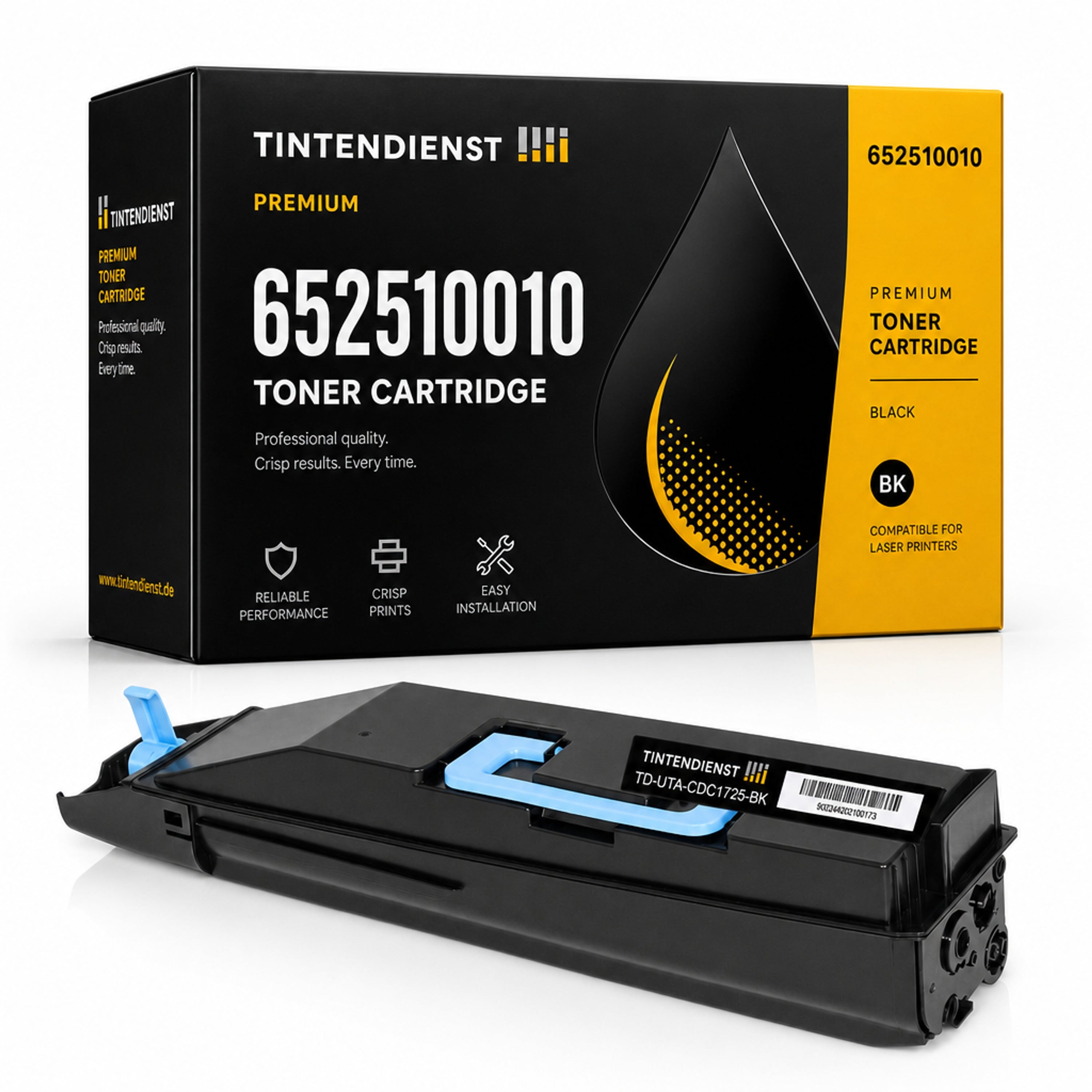 Toner kompatibel zu Utax 652510010, schwarz