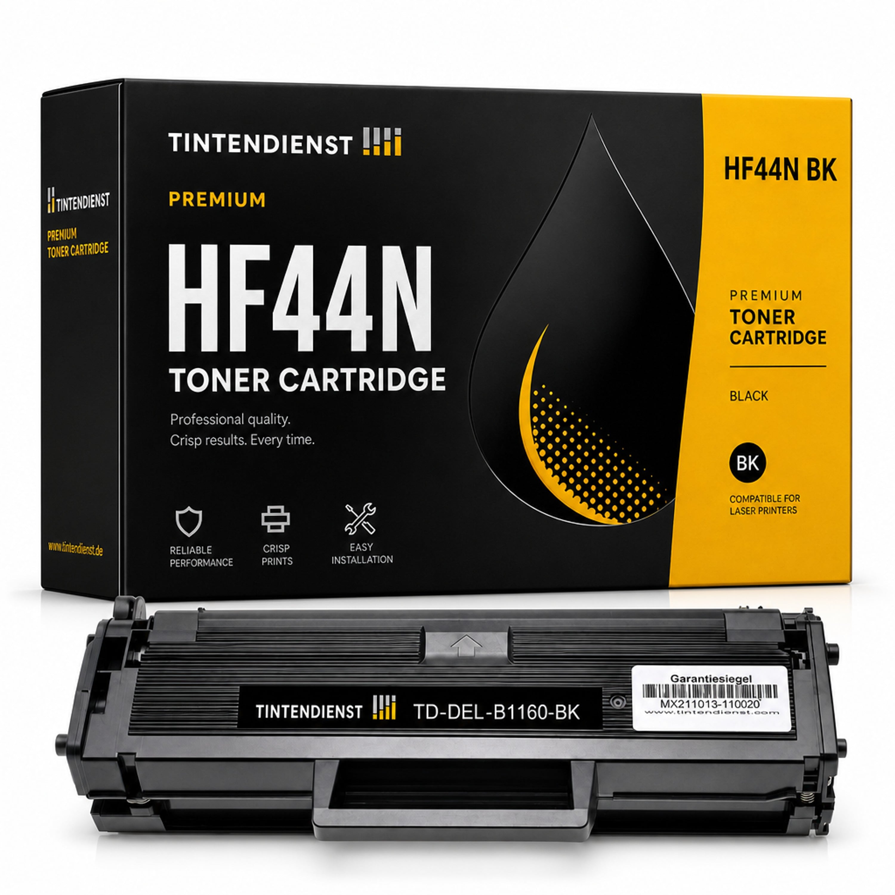 Toner kompatibel zu Dell HF44N, schwarz