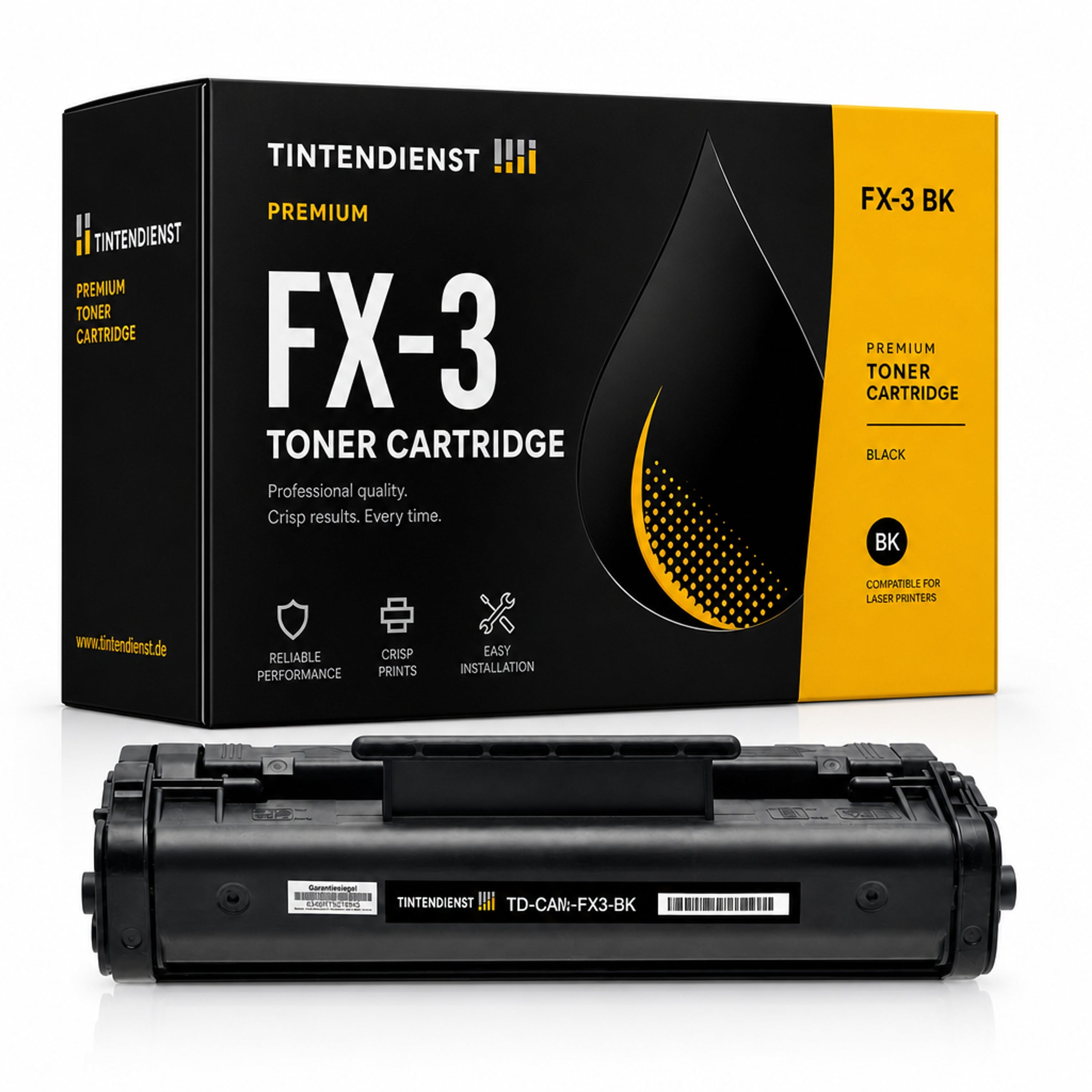 Toner kompatibel zu Canon FX-3, schwarz