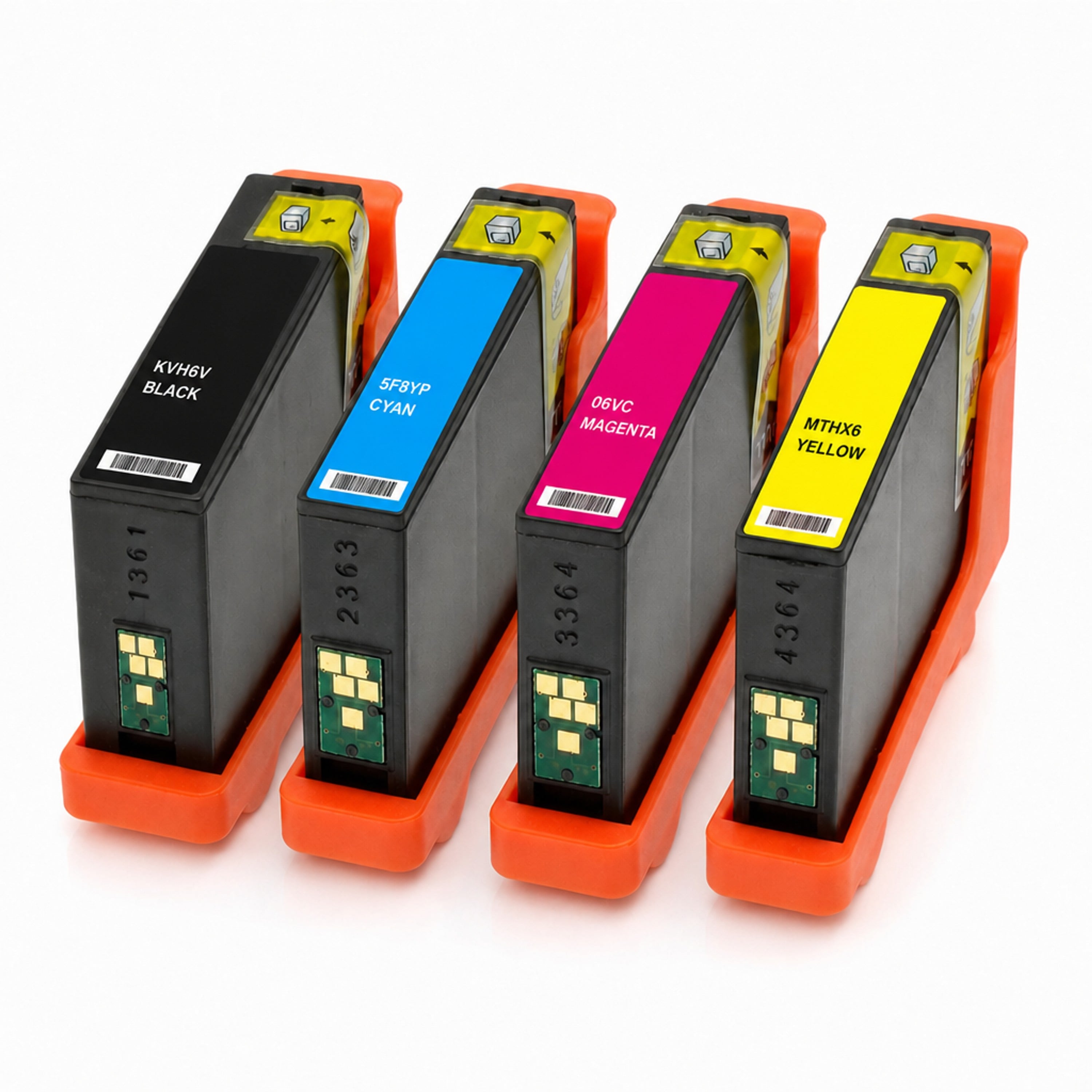 Multipack - Druckerpatrone ersetzt Dell 592-11819, 4 Patronen