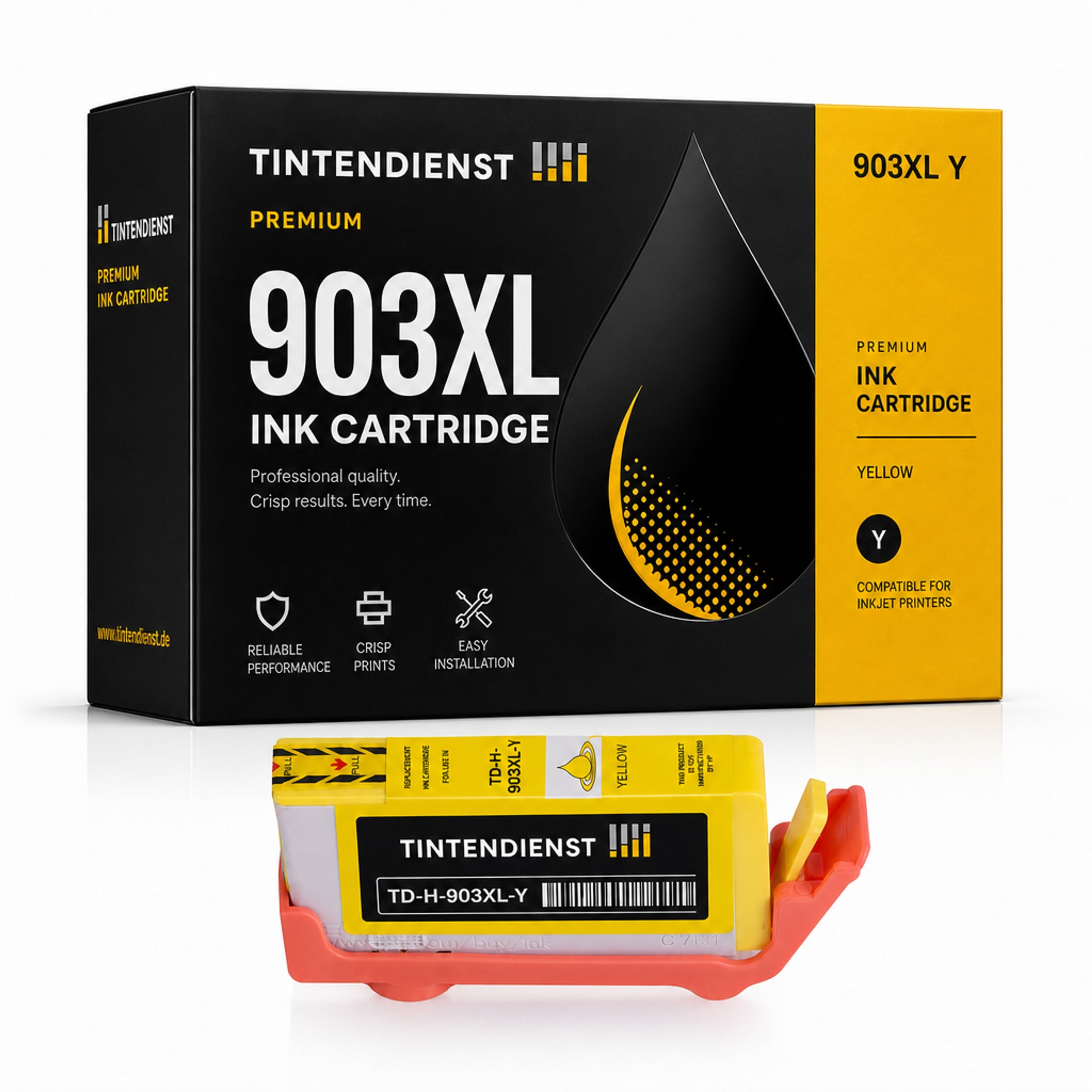 Druckerpatrone kompatibel zu HP 903XL, gelb