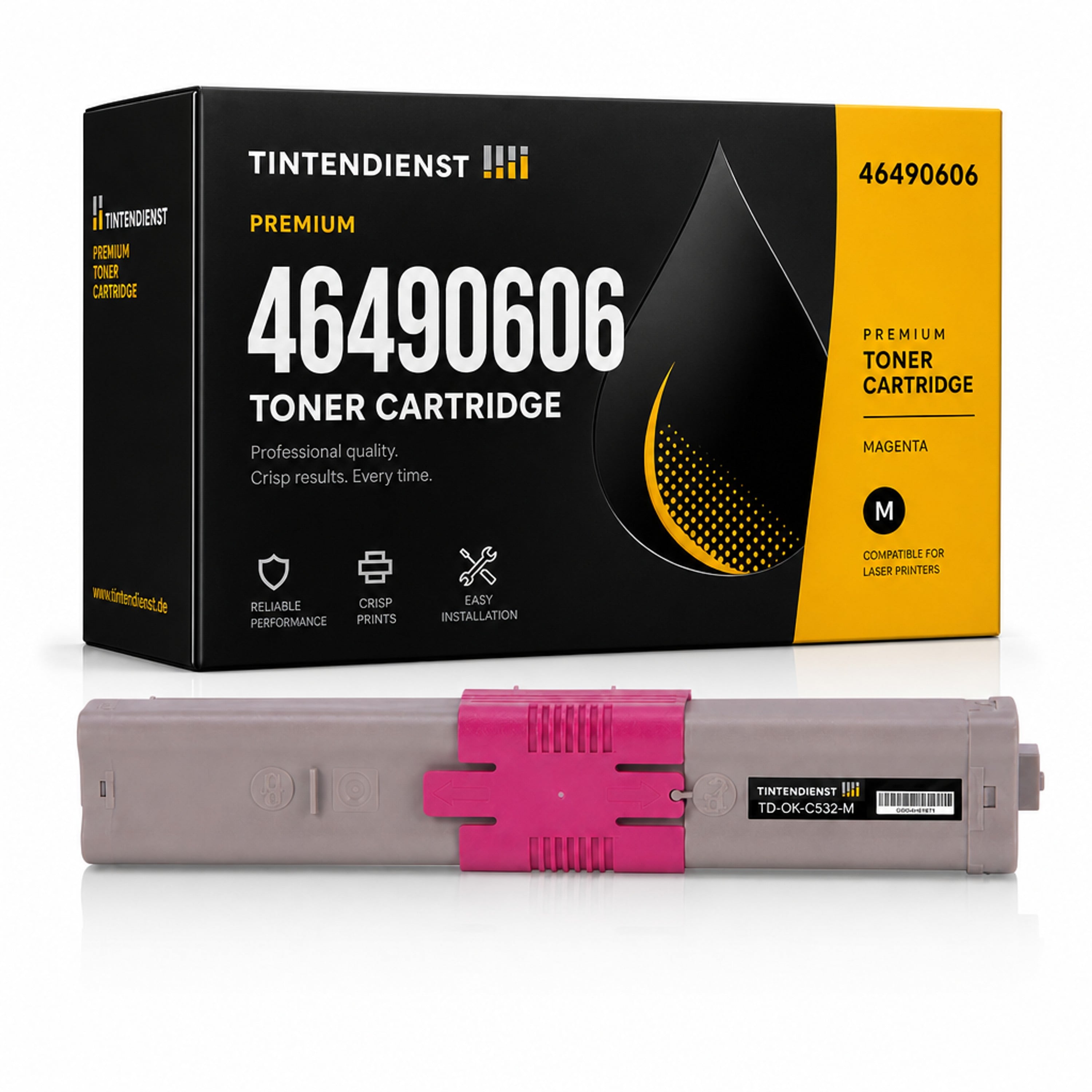 Toner kompatibel zu OKI 46490606, magenta