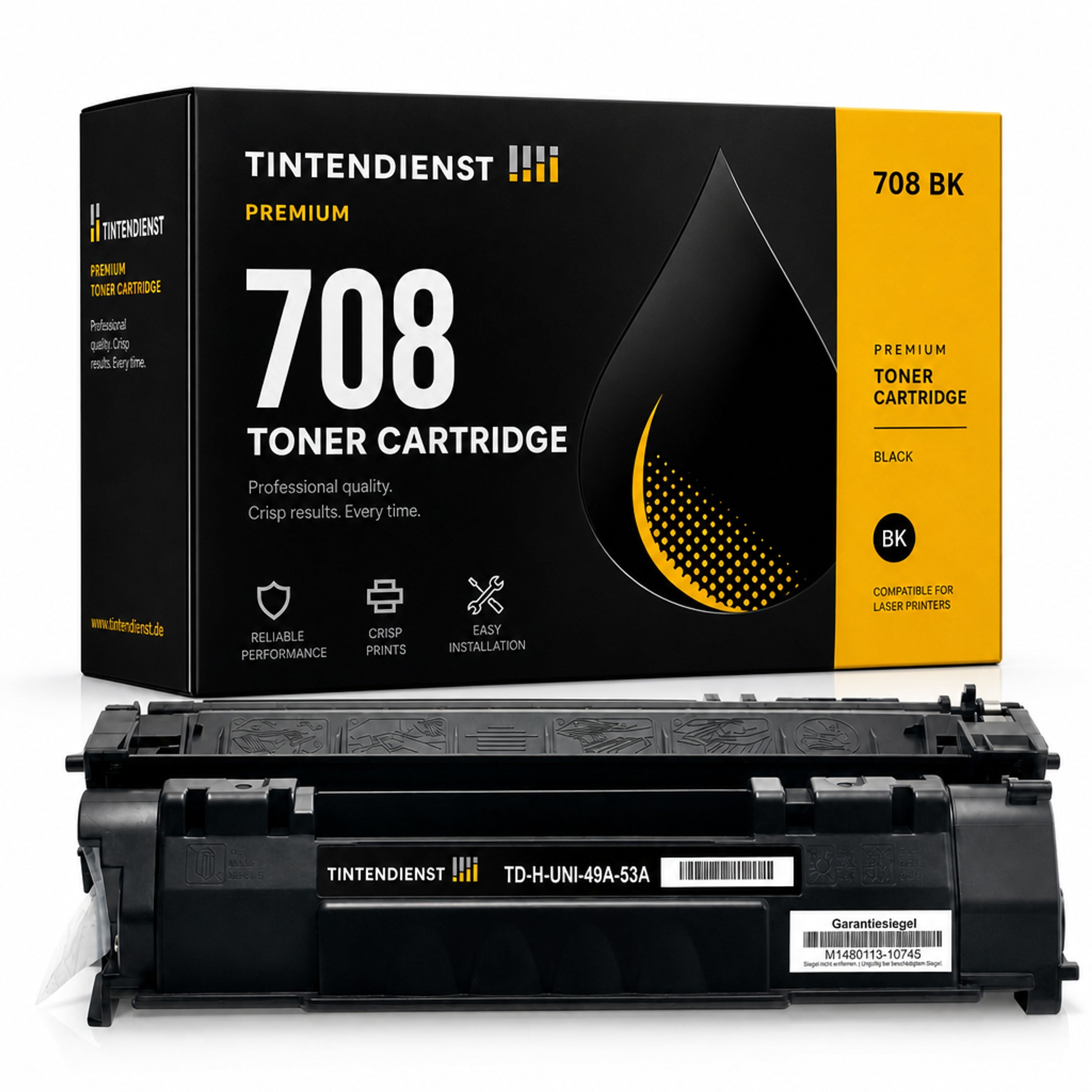 Toner kompatibel zu Canon 708, schwarz