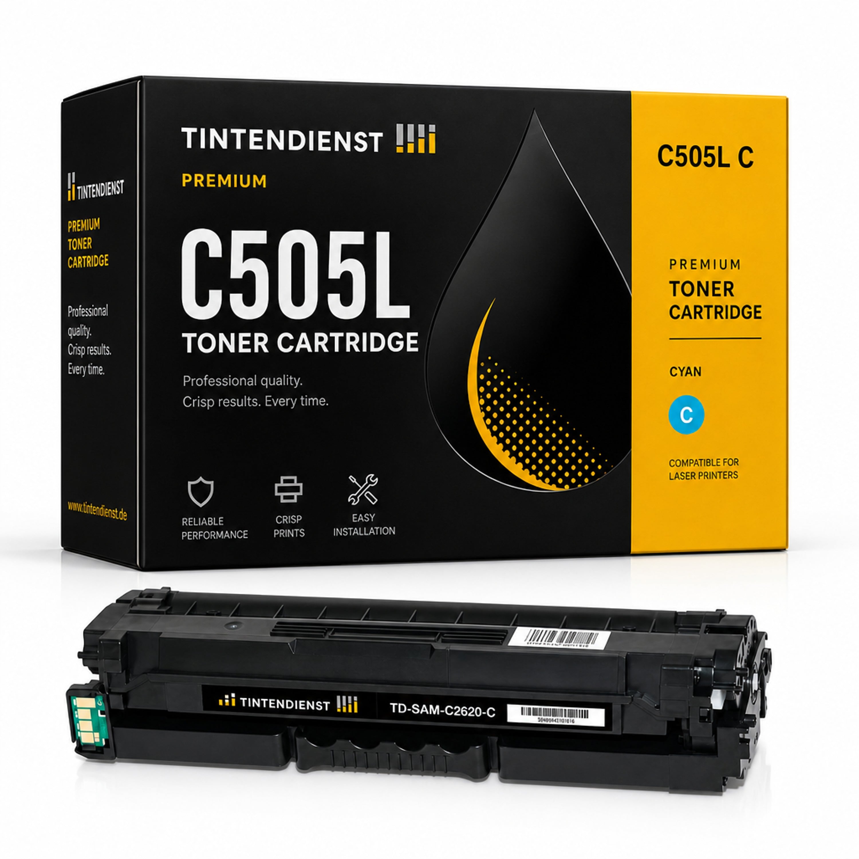 Toner kompatibel zu Samsung C505L, cyan