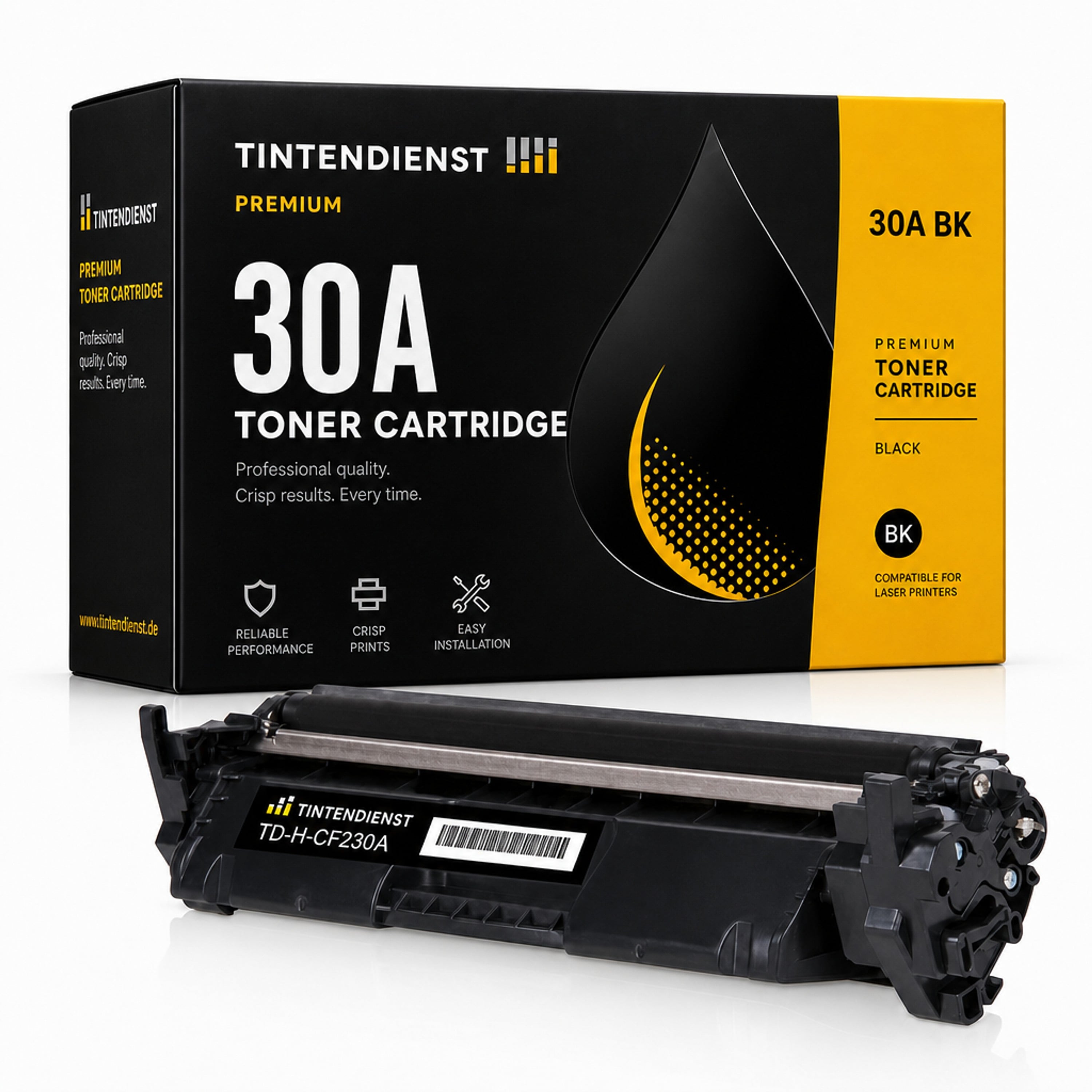Toner kompatibel zu HP 30A, schwarz