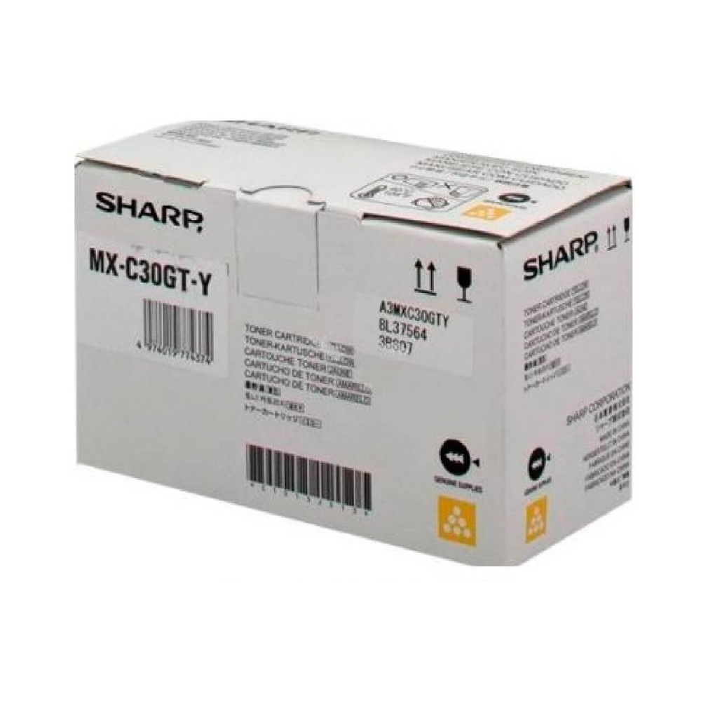 Original Sharp Toner MXC30GTY Gelb