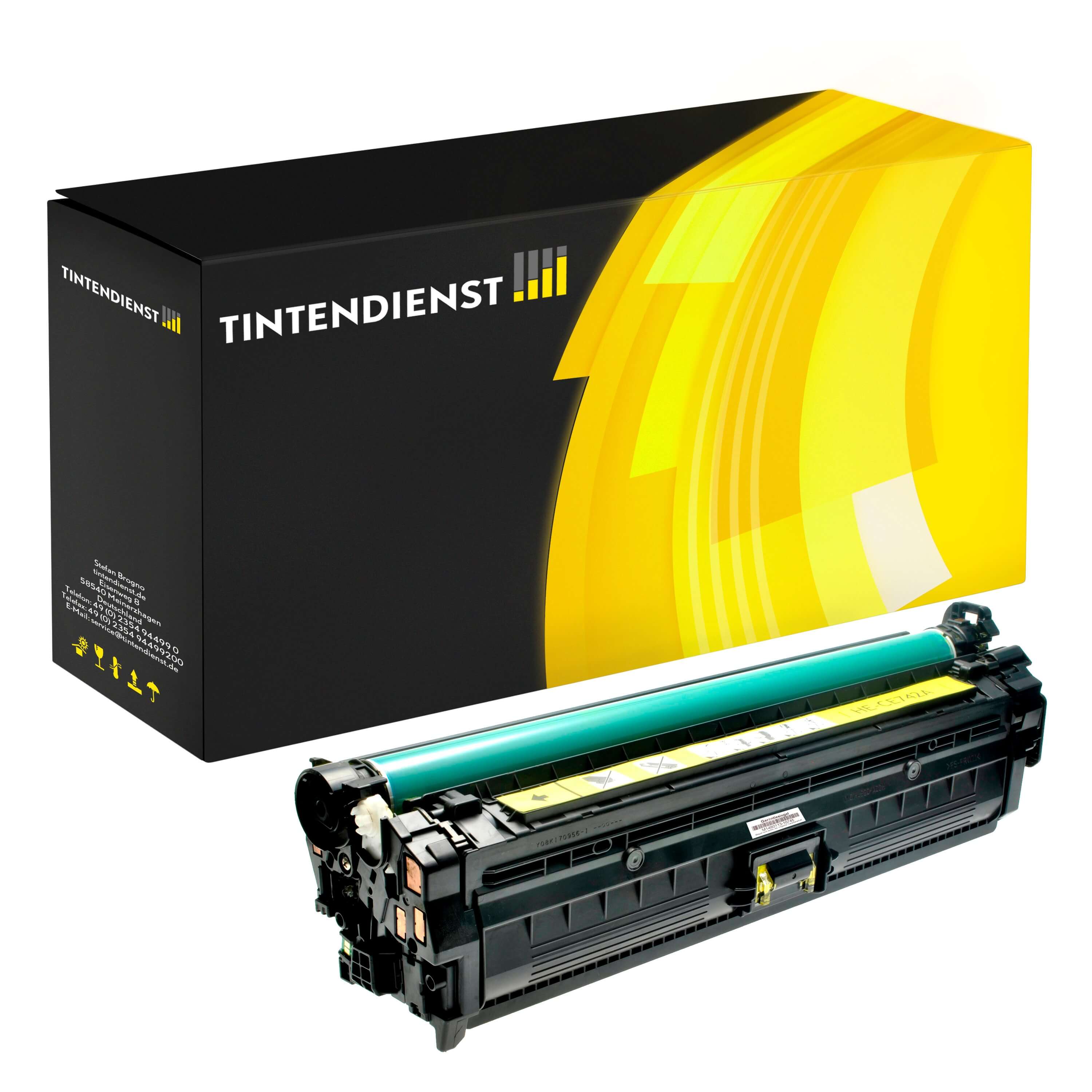Toner kompatibel zu HP 307A, gelb