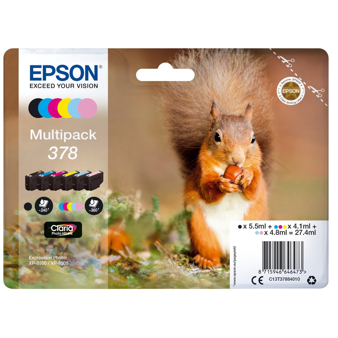 Original Multipack Epson C13T37884010