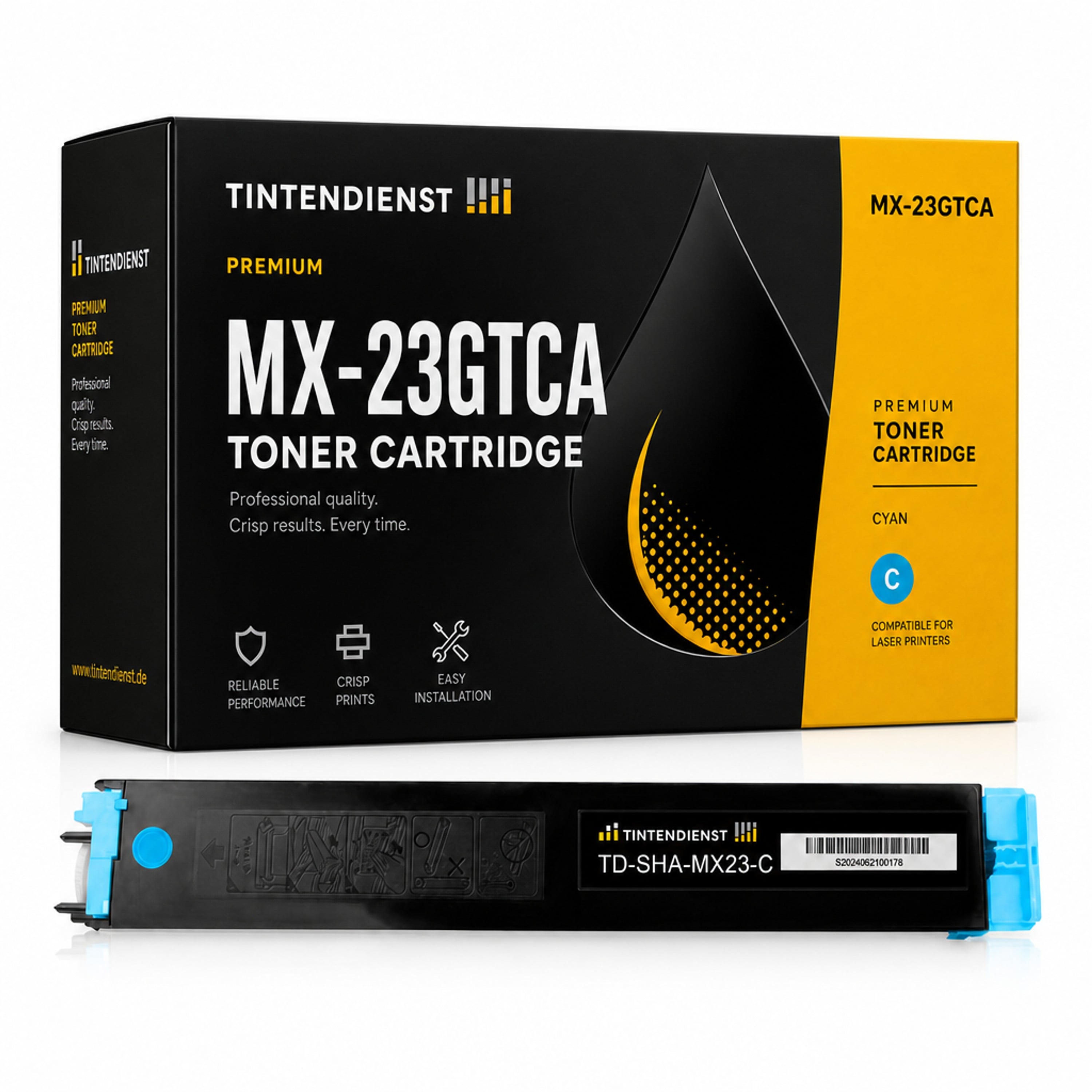 Toner kompatibel zu Sharp MX-23GTCA, cyan