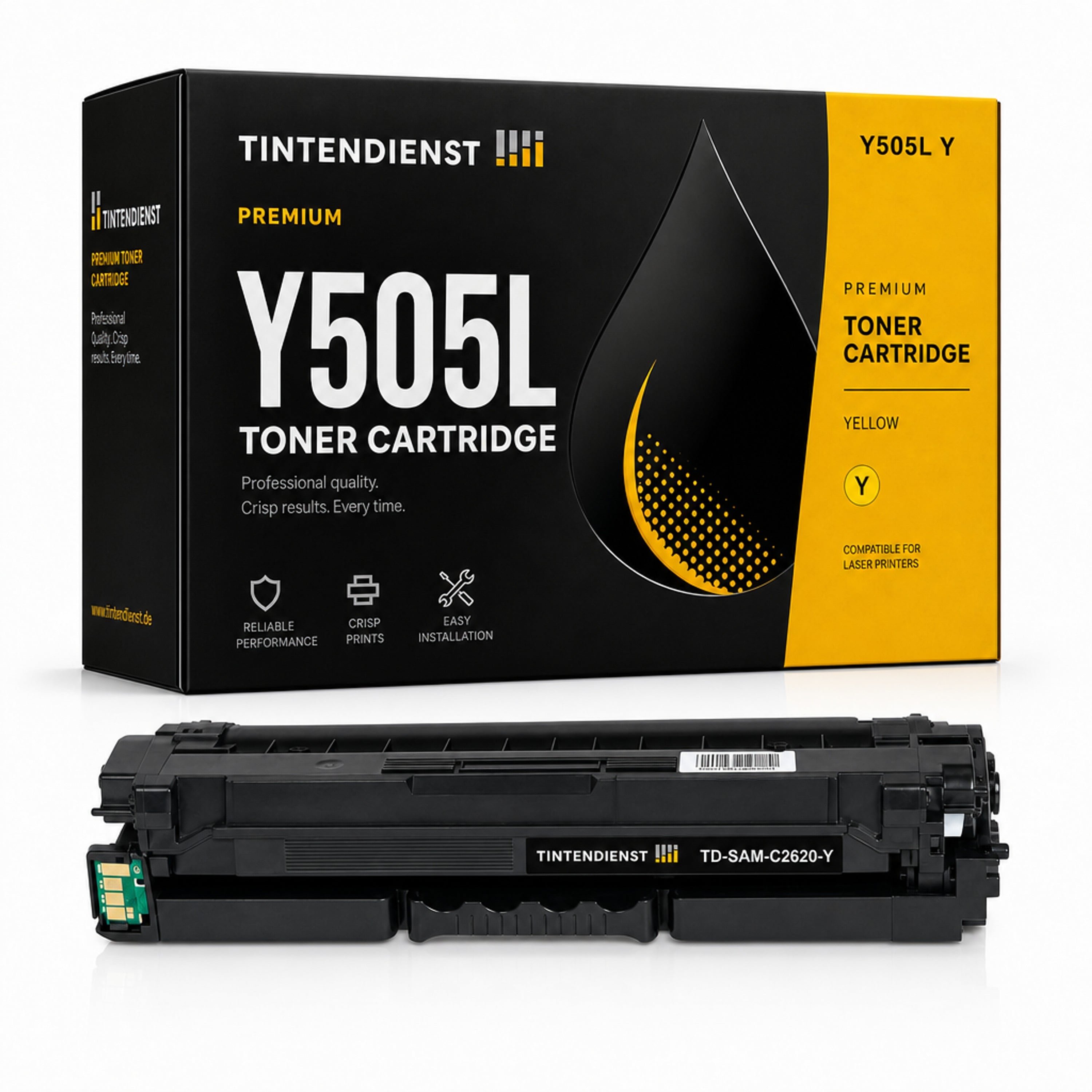 Toner kompatibel zu Samsung Y505L, gelb