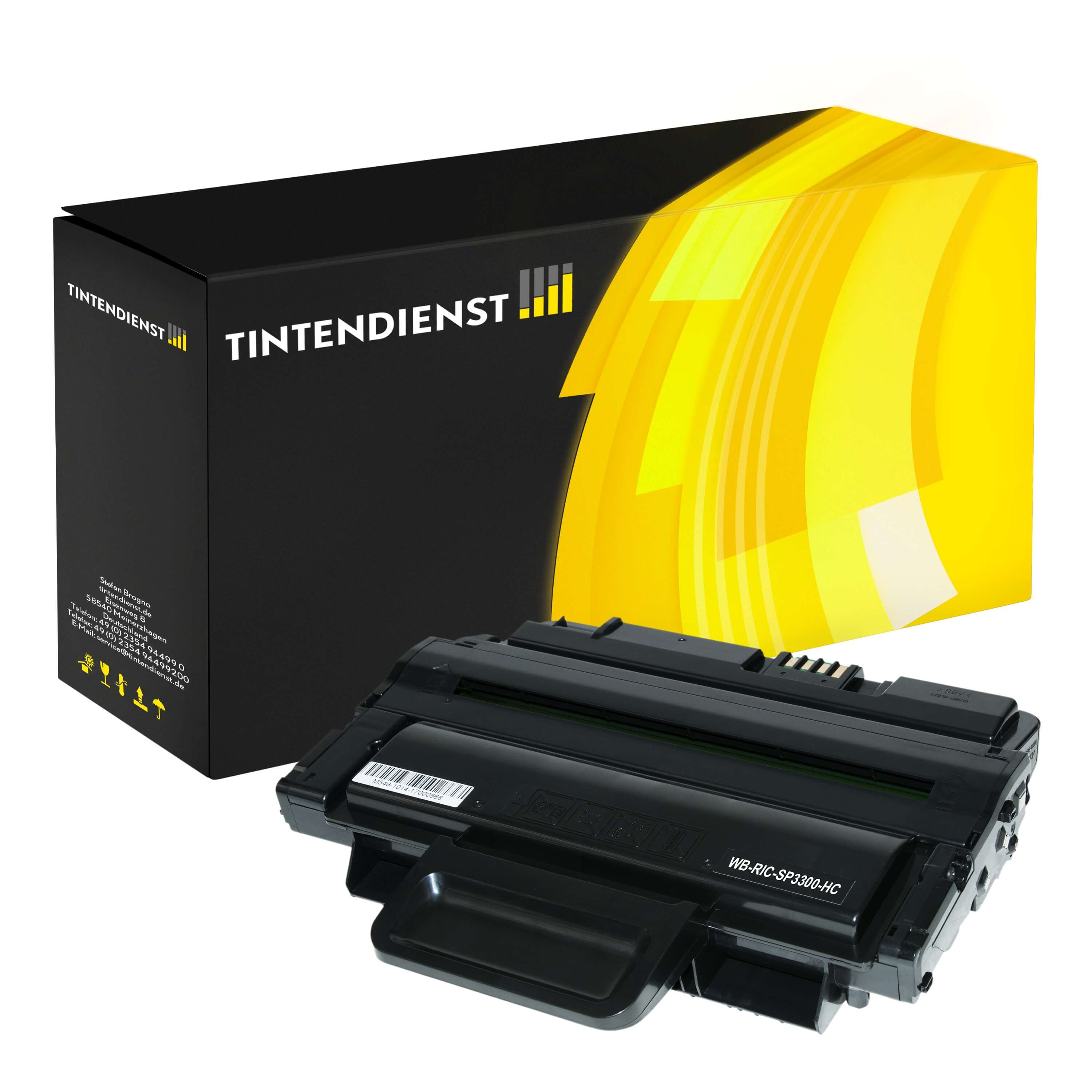 Toner kompatibel zu Ricoh 406218, schwarz