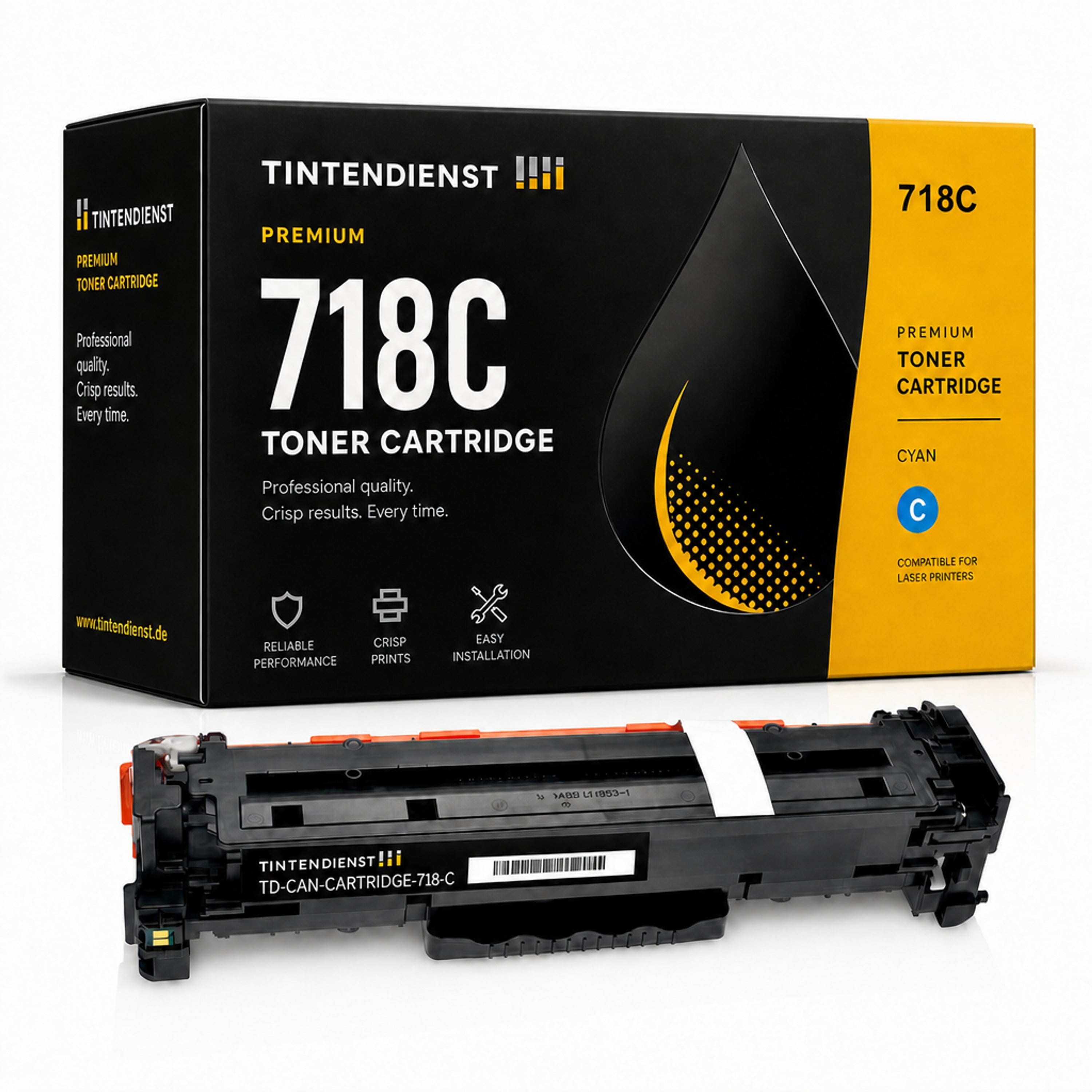 Toner kompatibel zu Canon 718C, cyan