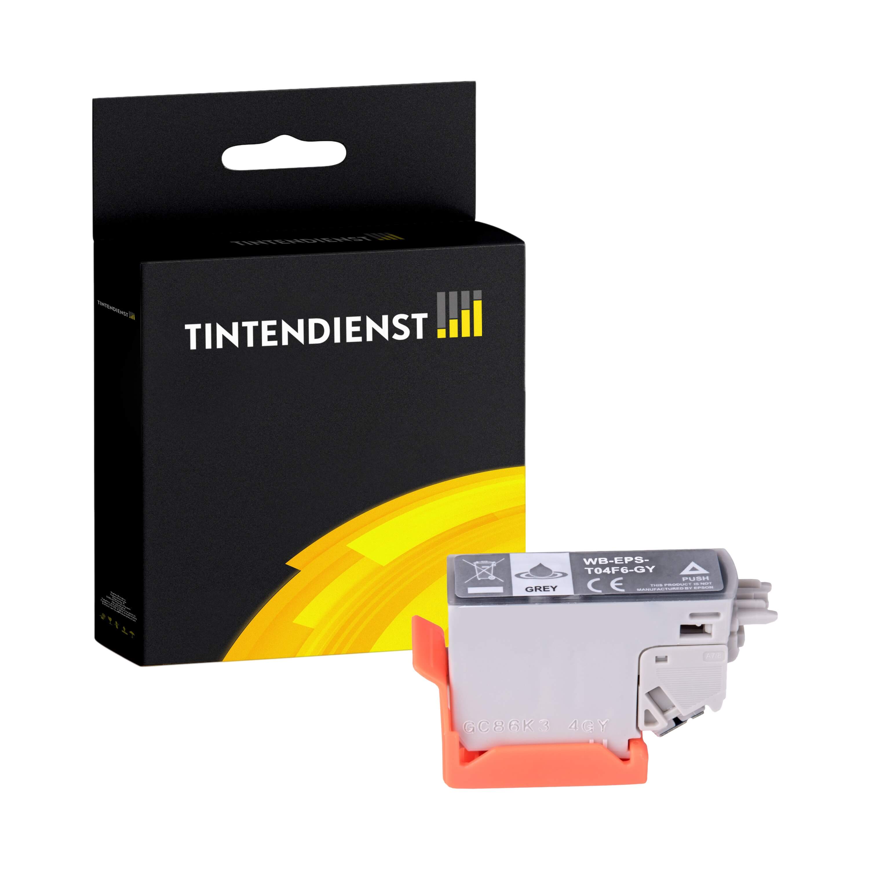 Tintendienst kompatibel für Epson Tintenpatrone C13T04F64010 / 478XL Grau [XL Füllmenge]