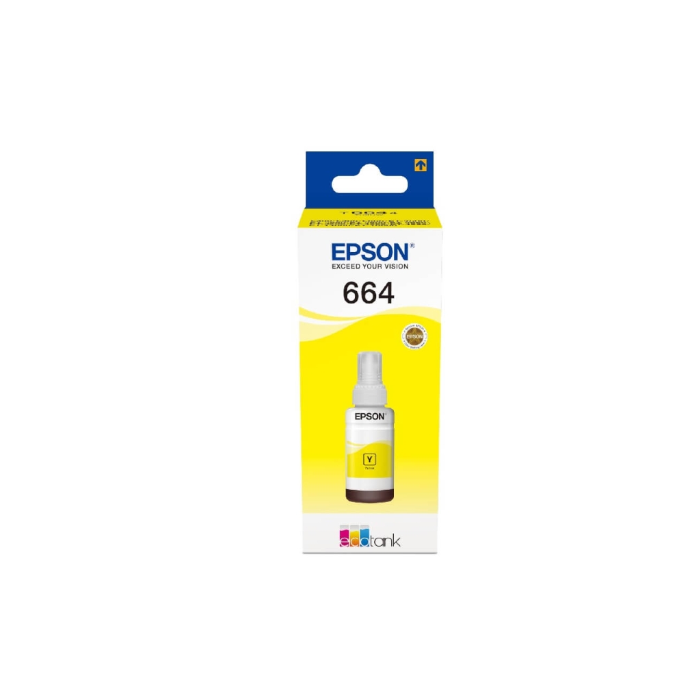 Original Epson Tintenpatrone C13T664440 / 664 Gelb