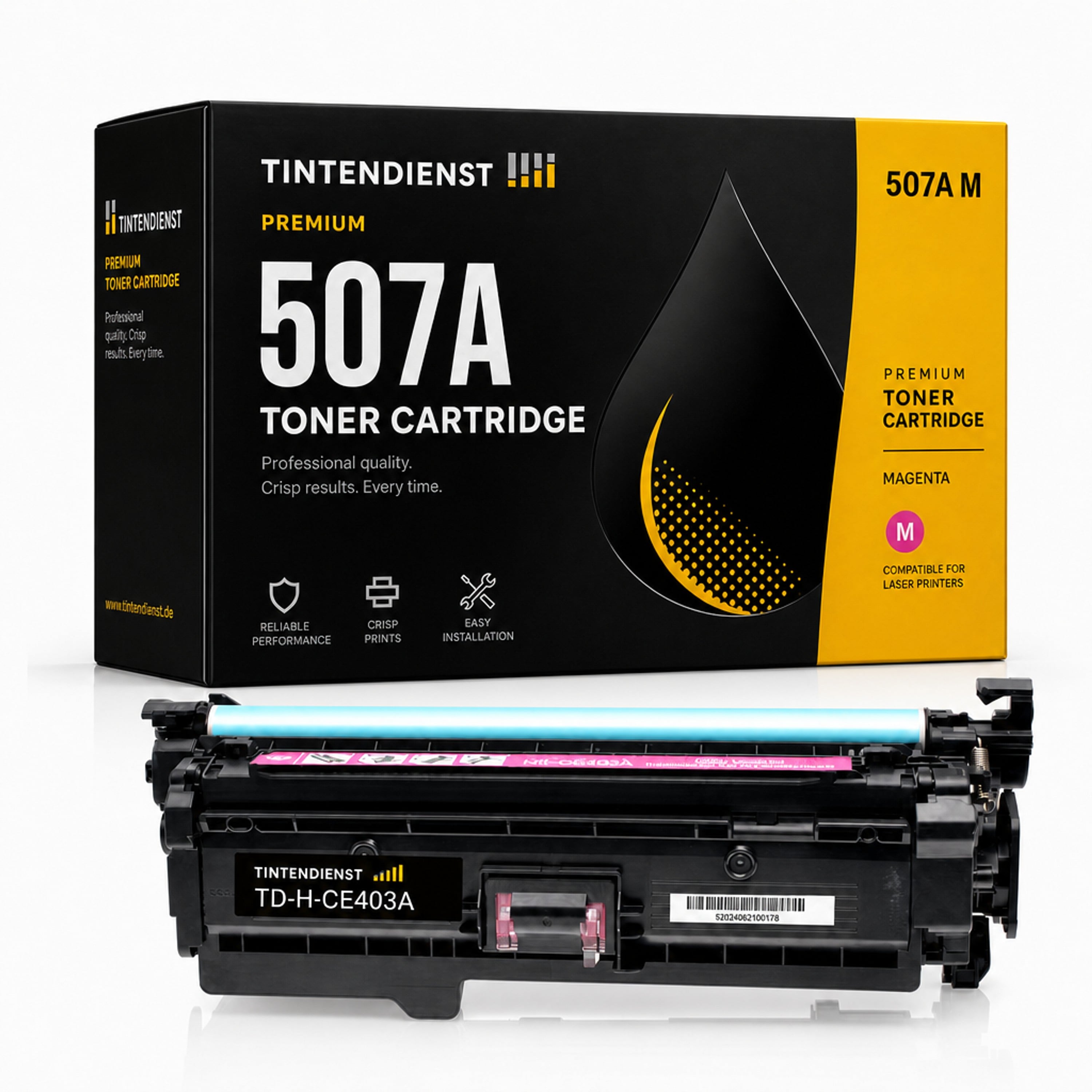Toner kompatibel zu HP 507A, magenta