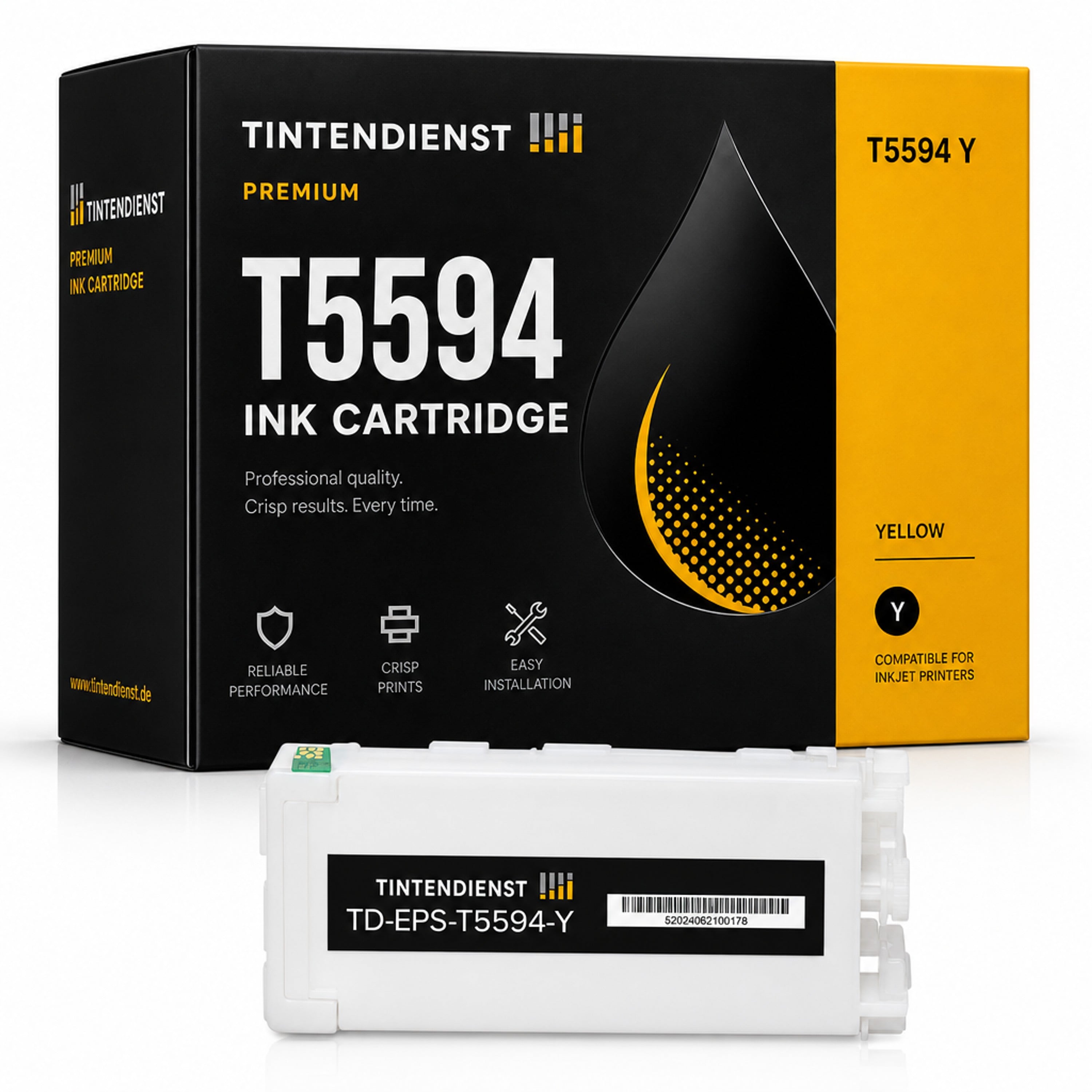 Druckerpatrone kompatibel zu Epson T5594, gelb