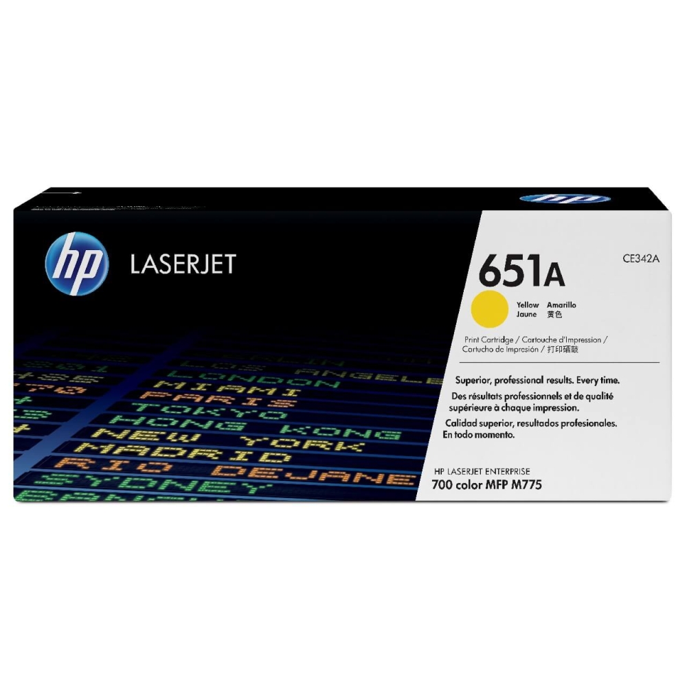 Original HP Toner CE342A/651A y