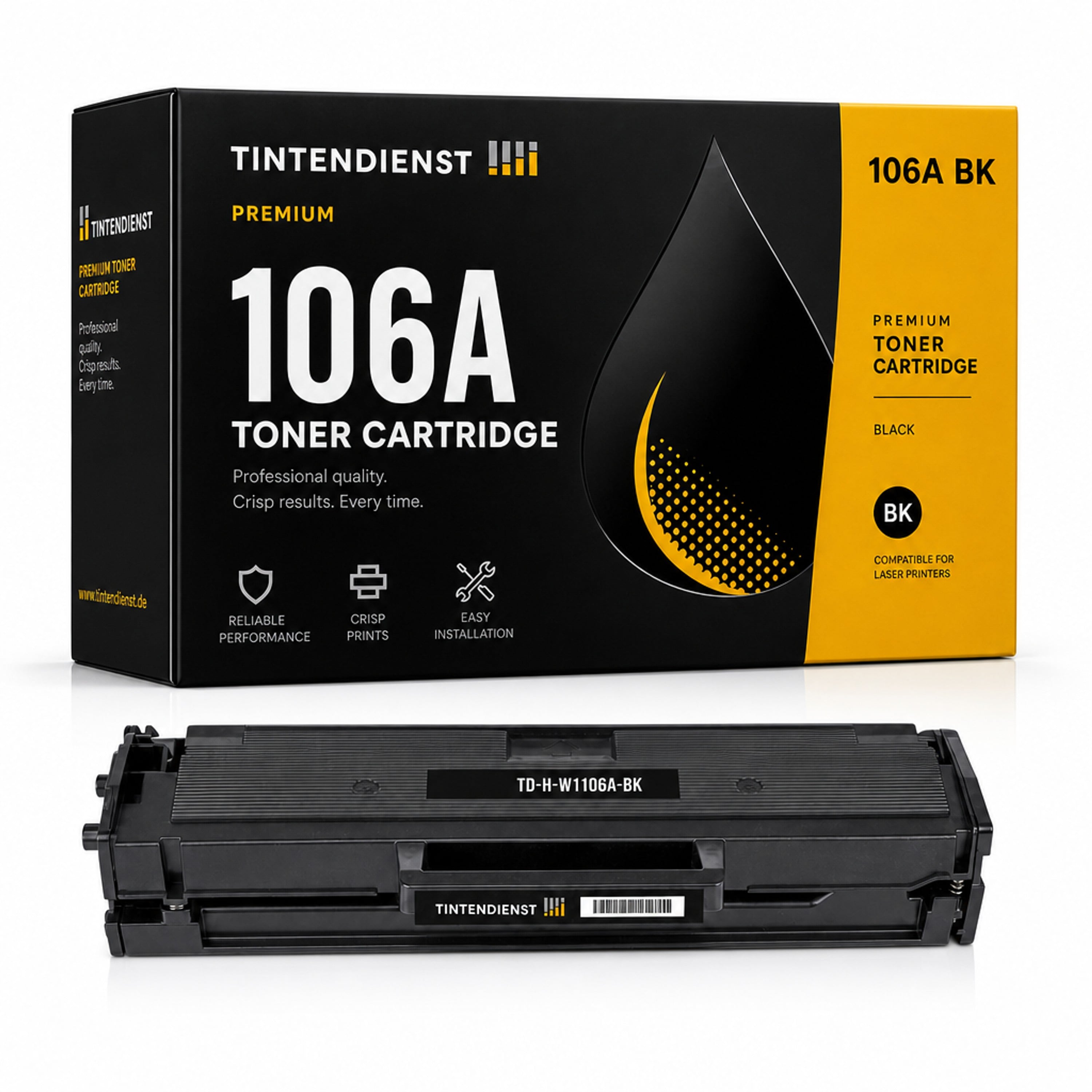 Toner kompatibel zu HP 106A, schwarz