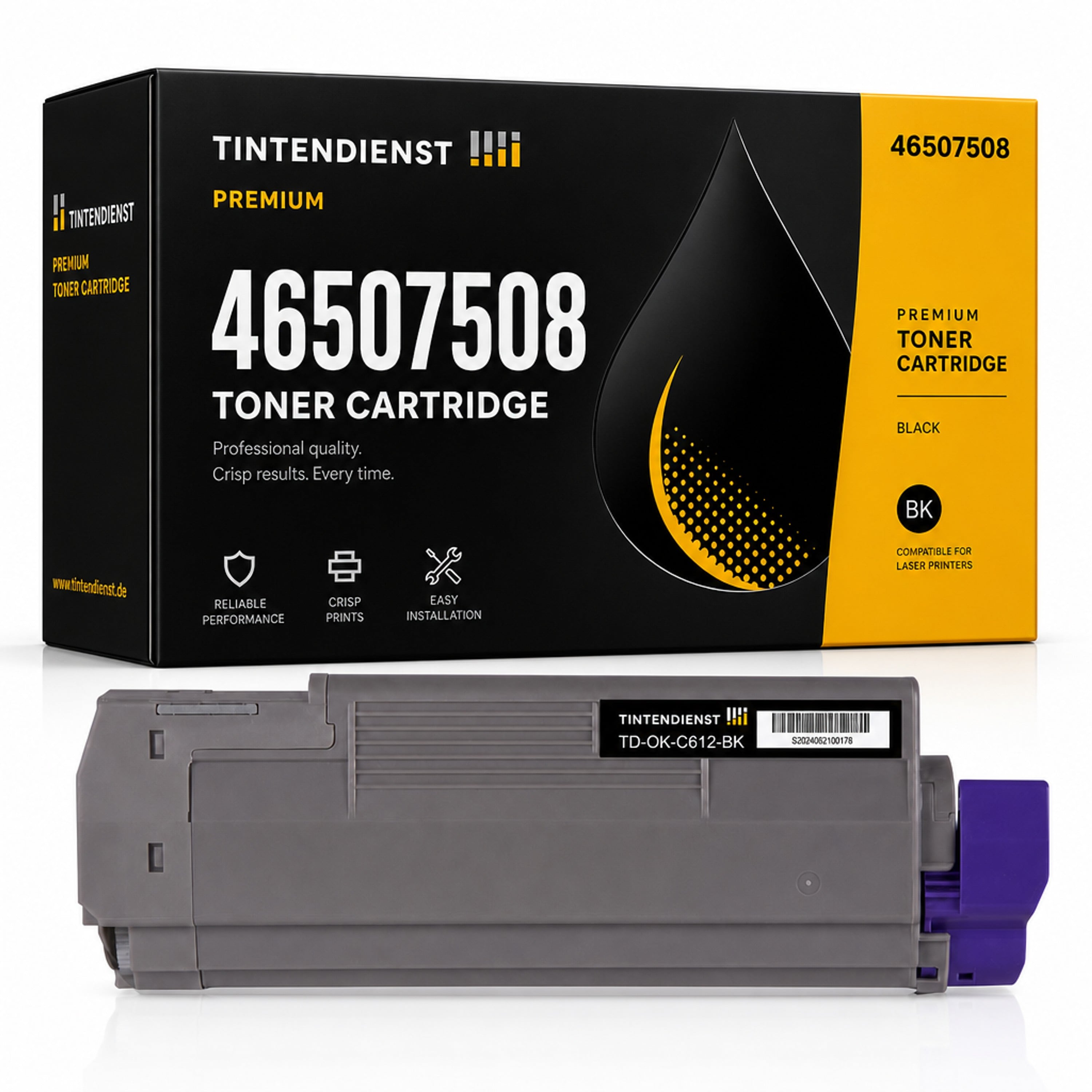 Toner kompatibel zu OKI 46507508, schwarz