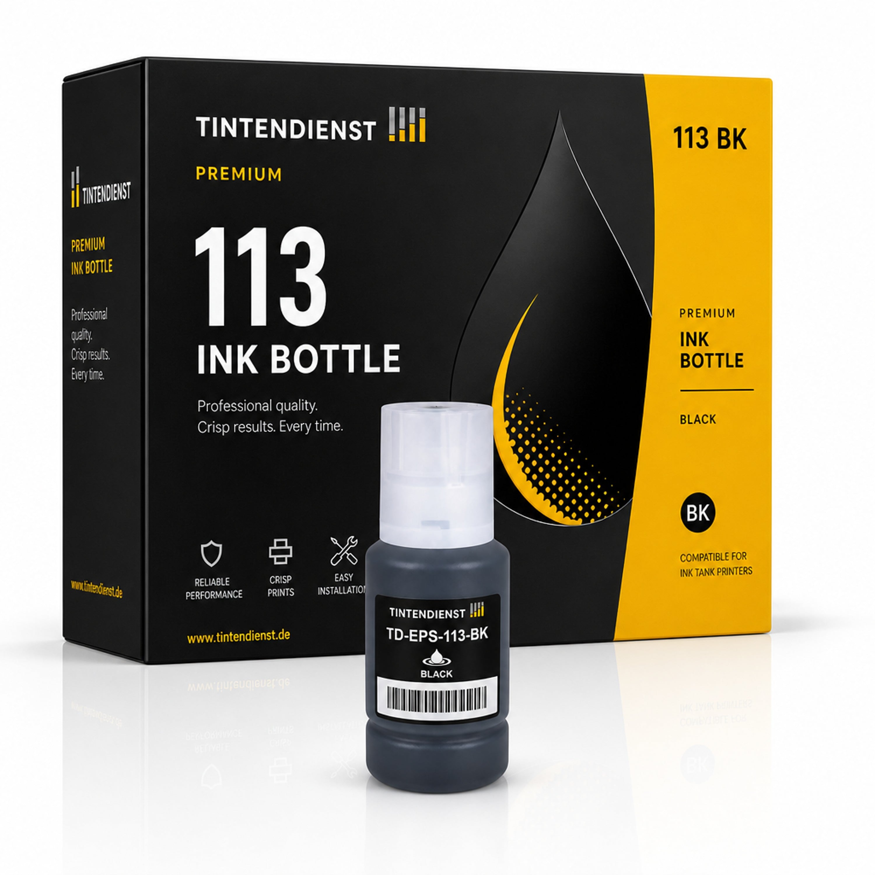 Tintentank kompatibel zu Epson 113, schwarz