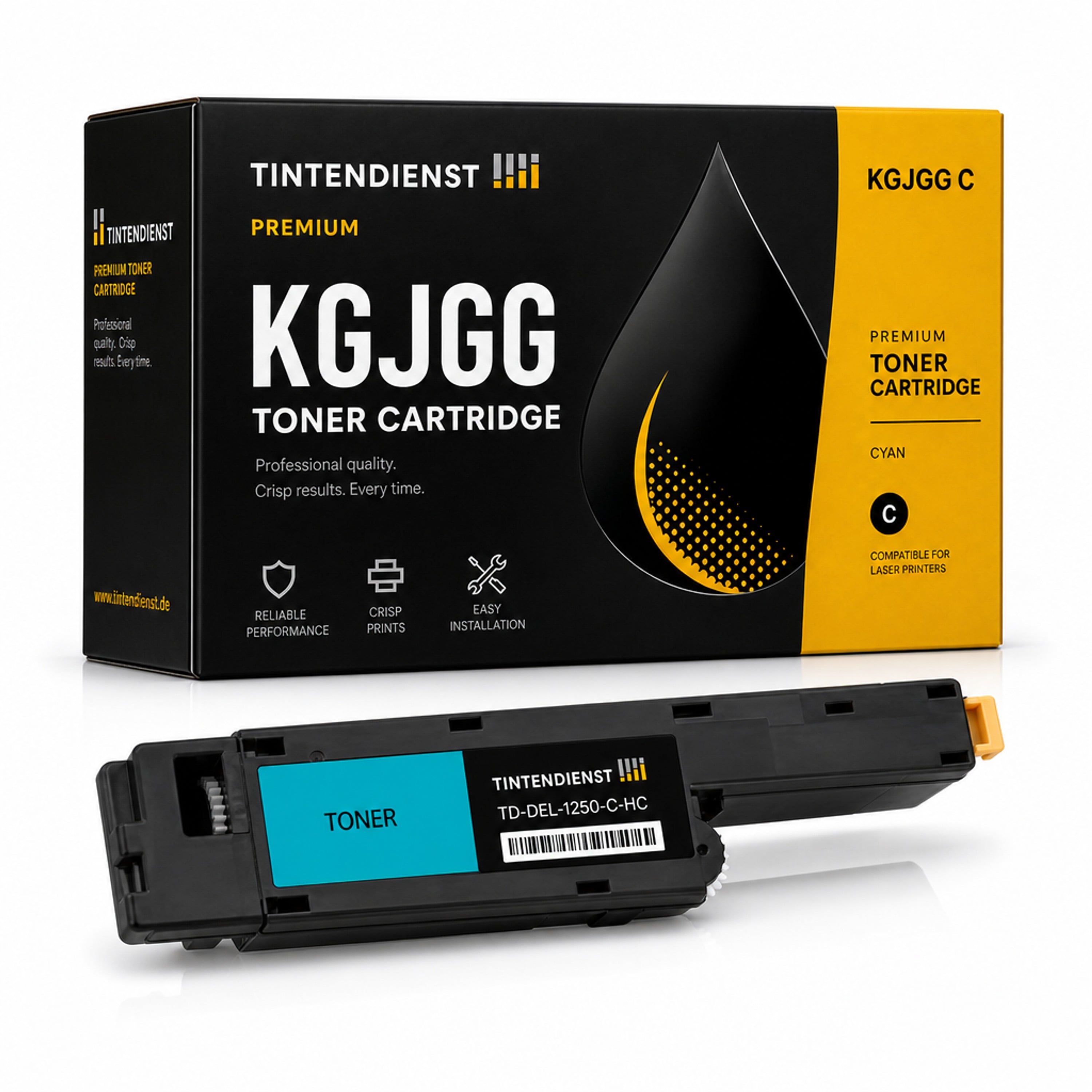 Toner kompatibel zu Dell KGJGG, cyan